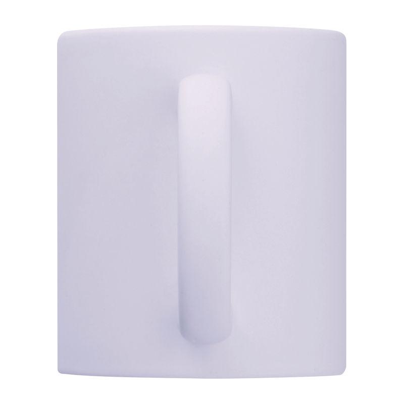 Cană pentru sublimare din ceramică mată Alb