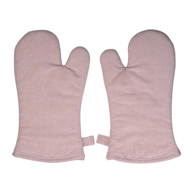 Set de 2 mănuși de bucătărie Beige