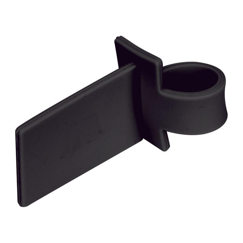 Organizator de cabluri din silicon Negru
