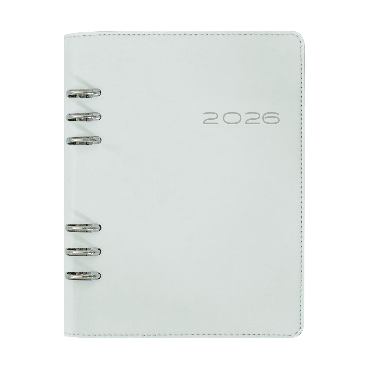 Agendă Organizer rigid Alb 101