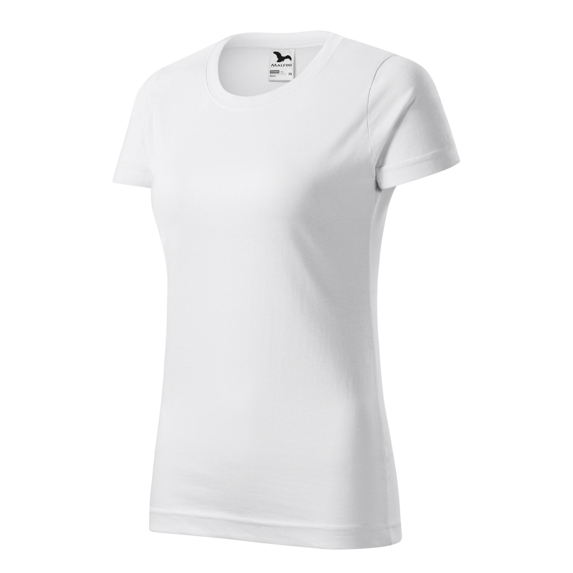 Tricou pentru damă Basic 134 Alb