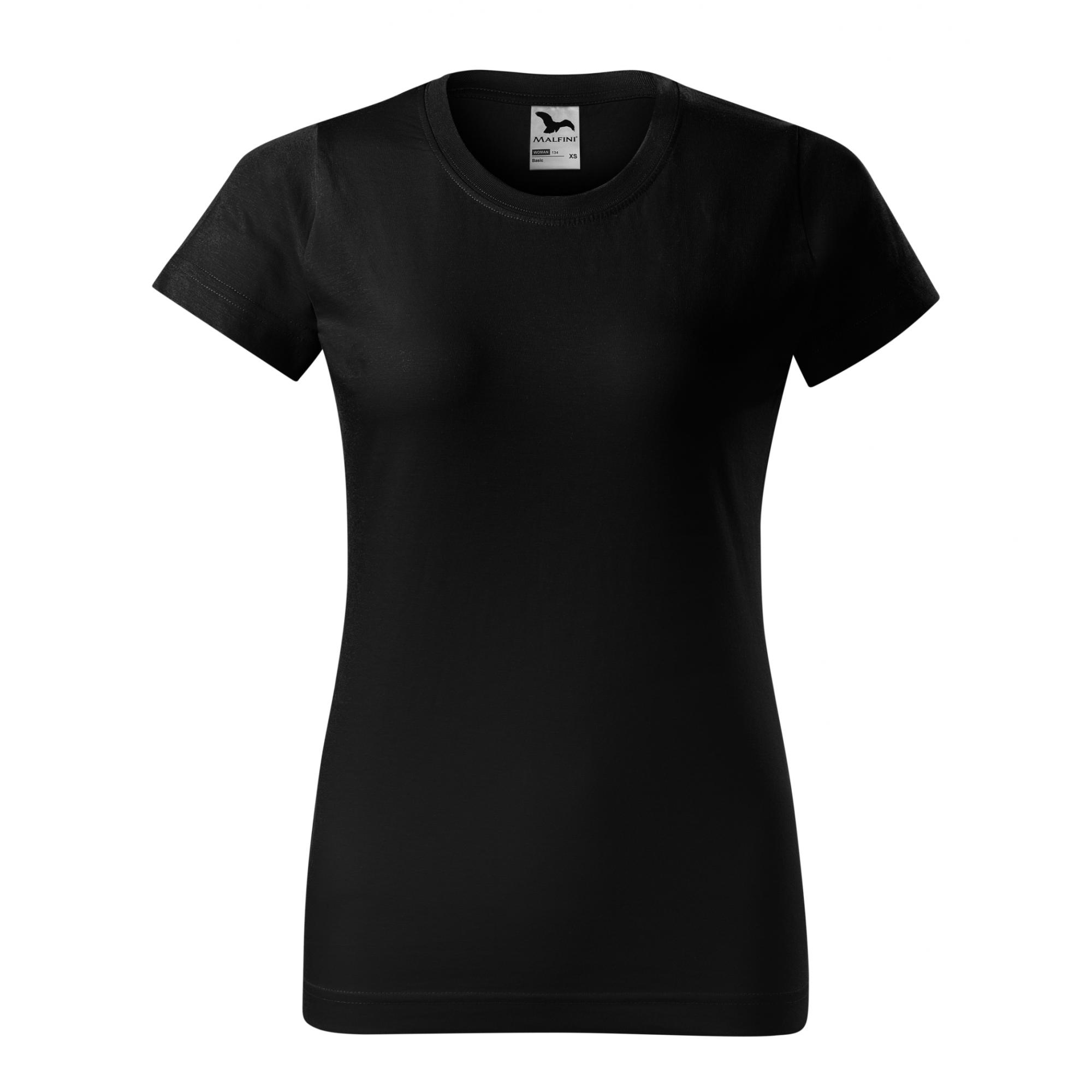Tricou pentru damă Basic 134 Negru XL