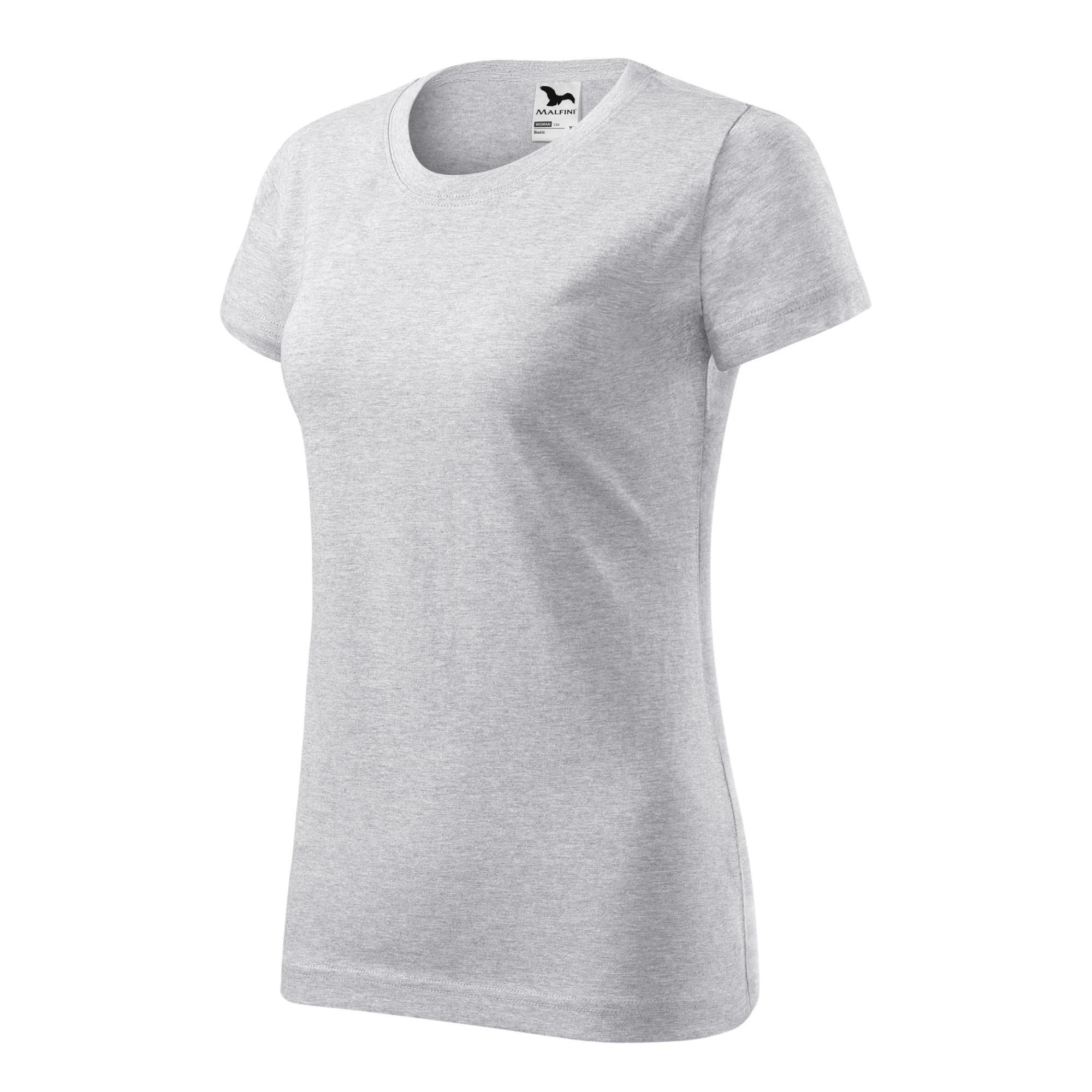 Tricou pentru damă Basic 134 Gri deschis