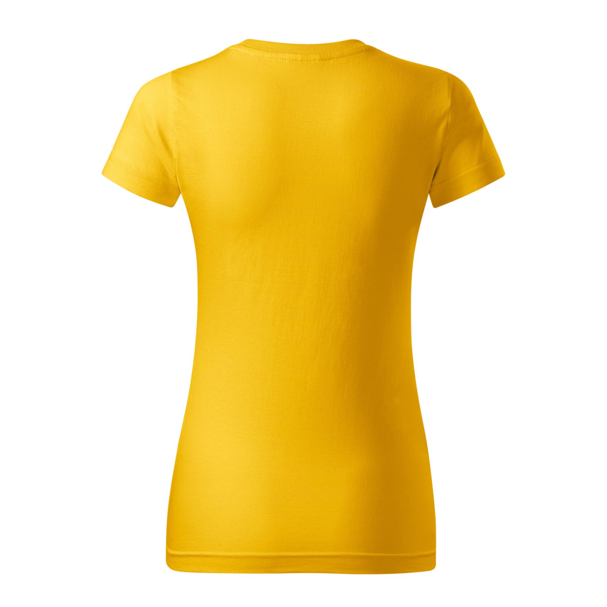 Tricou pentru damă Basic 134 Galben XXL