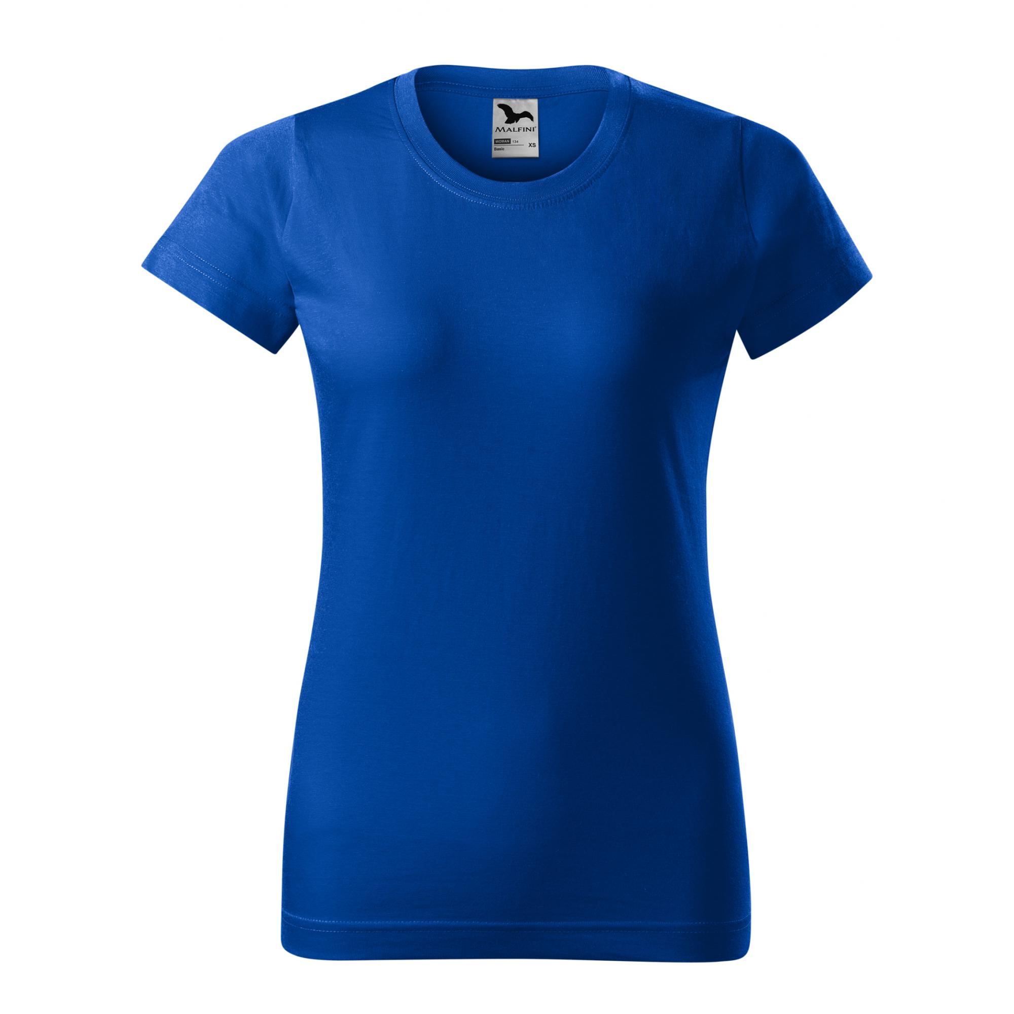 Tricou pentru damă Basic 134 Albastru regal XL