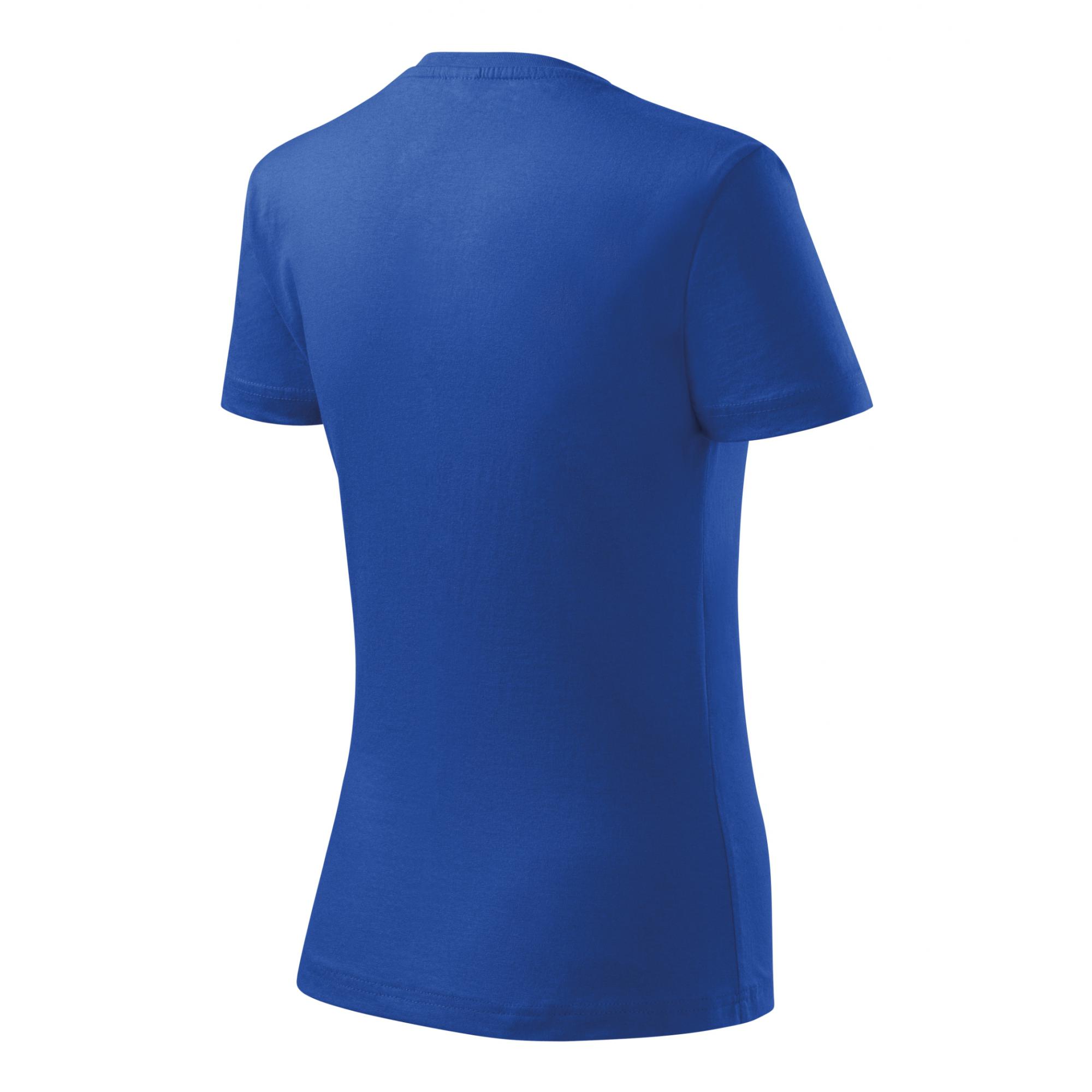 Tricou pentru damă Basic 134 Albastru regal XL