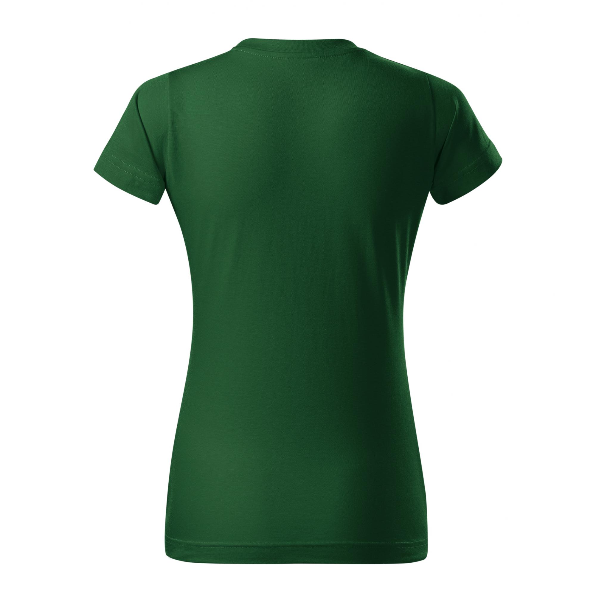 Tricou pentru damă Basic 134 Verde sticla XL