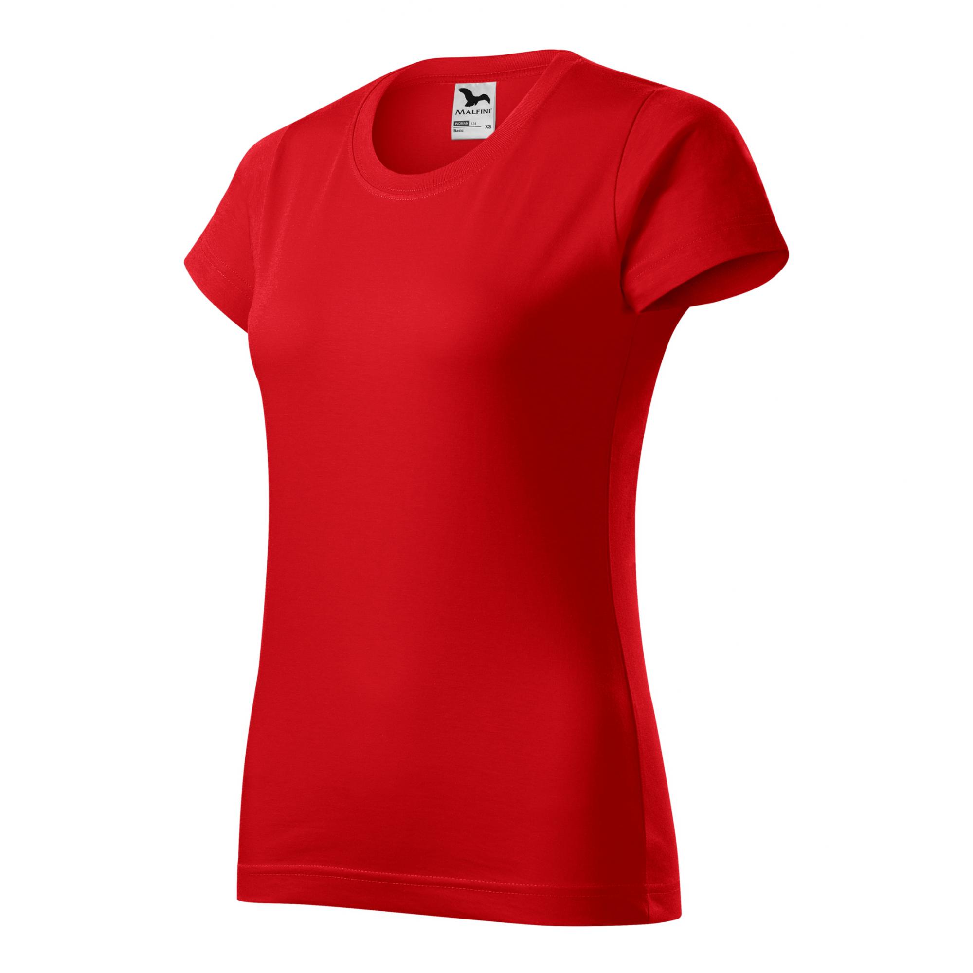 Tricou pentru damă Basic 134 Roșu