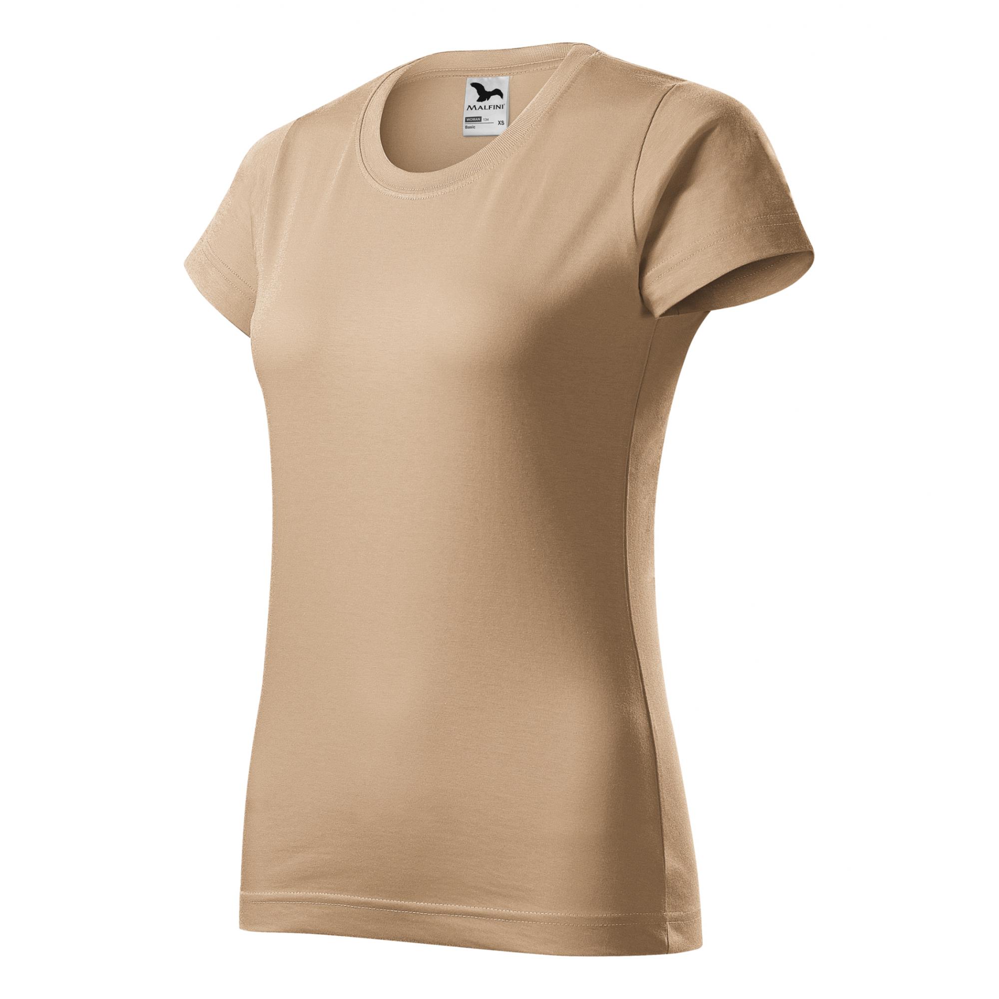 Tricou pentru damă Basic 134 Nisip XXL