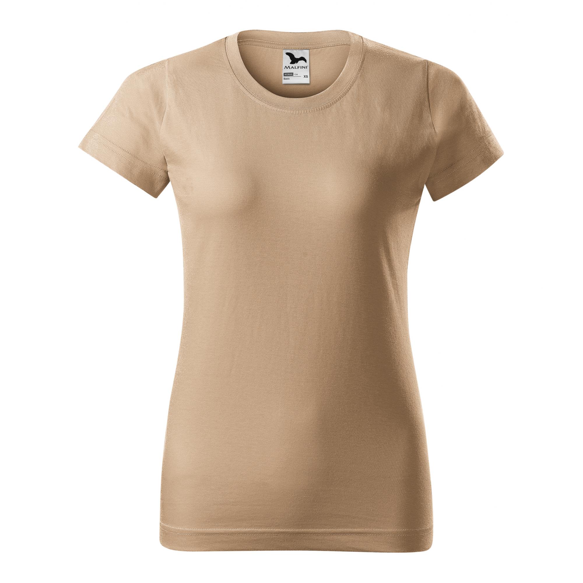 Tricou pentru damă Basic 134 Nisip XS