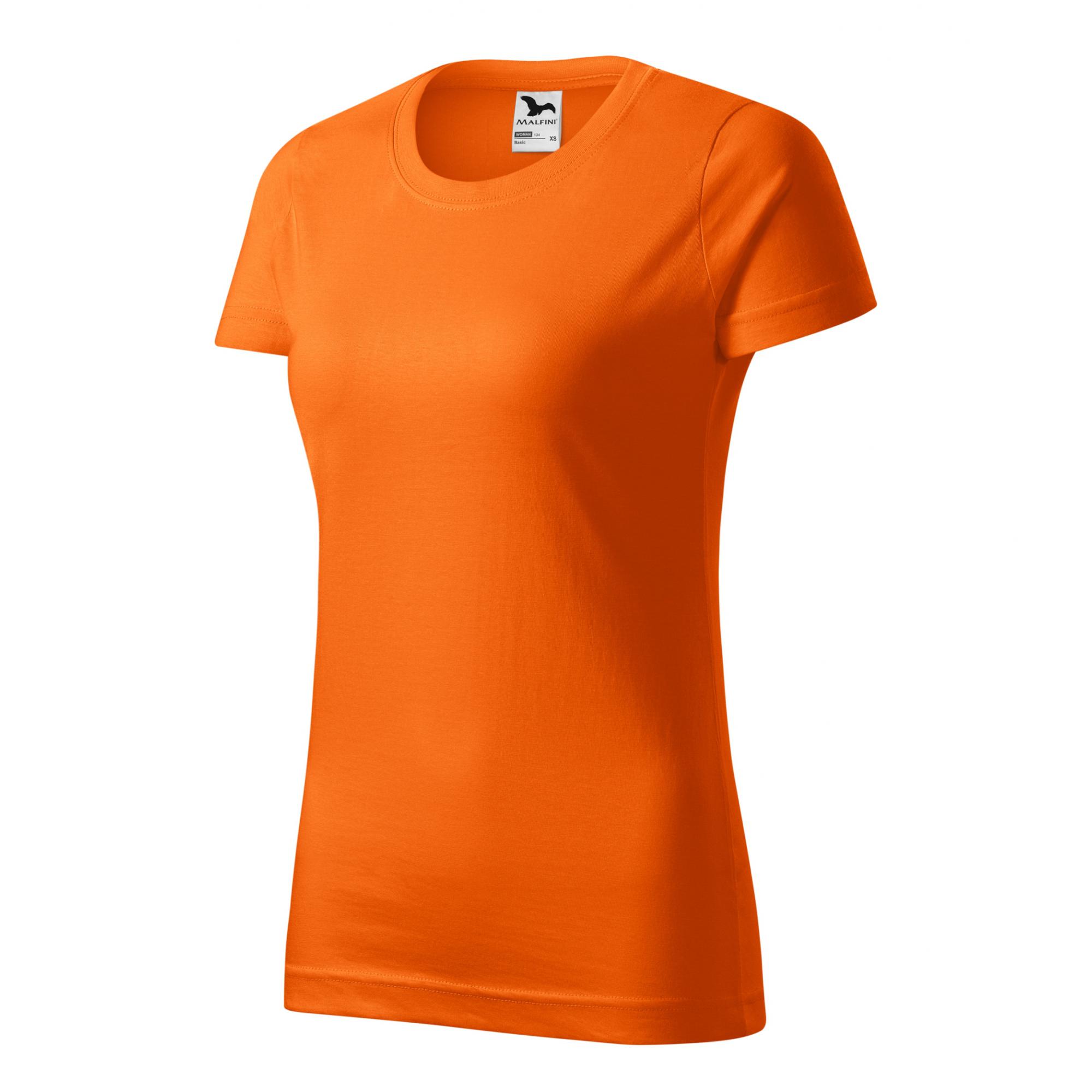 Tricou pentru damă Basic 134 Portocaliu XL