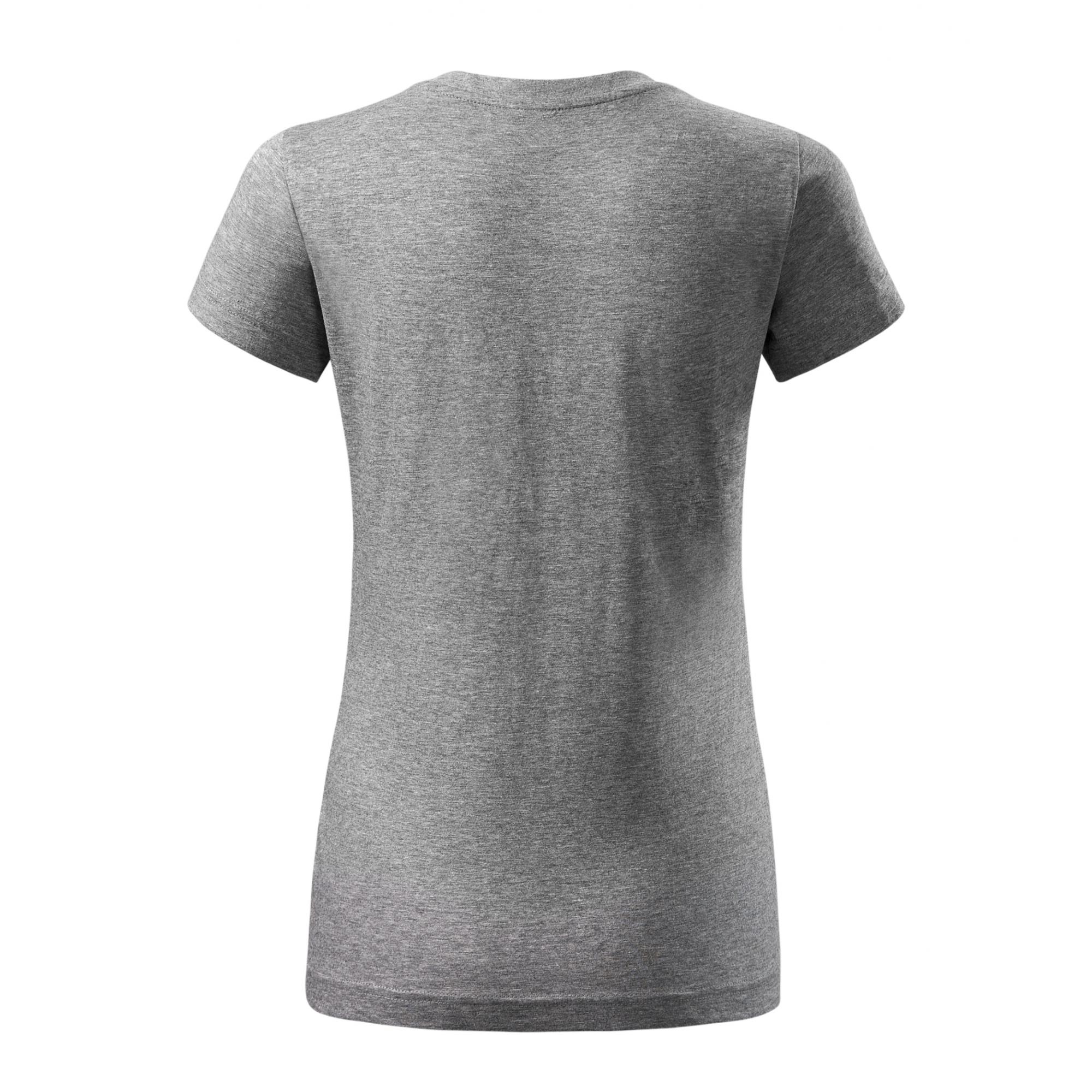 Tricou pentru damă Basic 134 Gri inchis XS