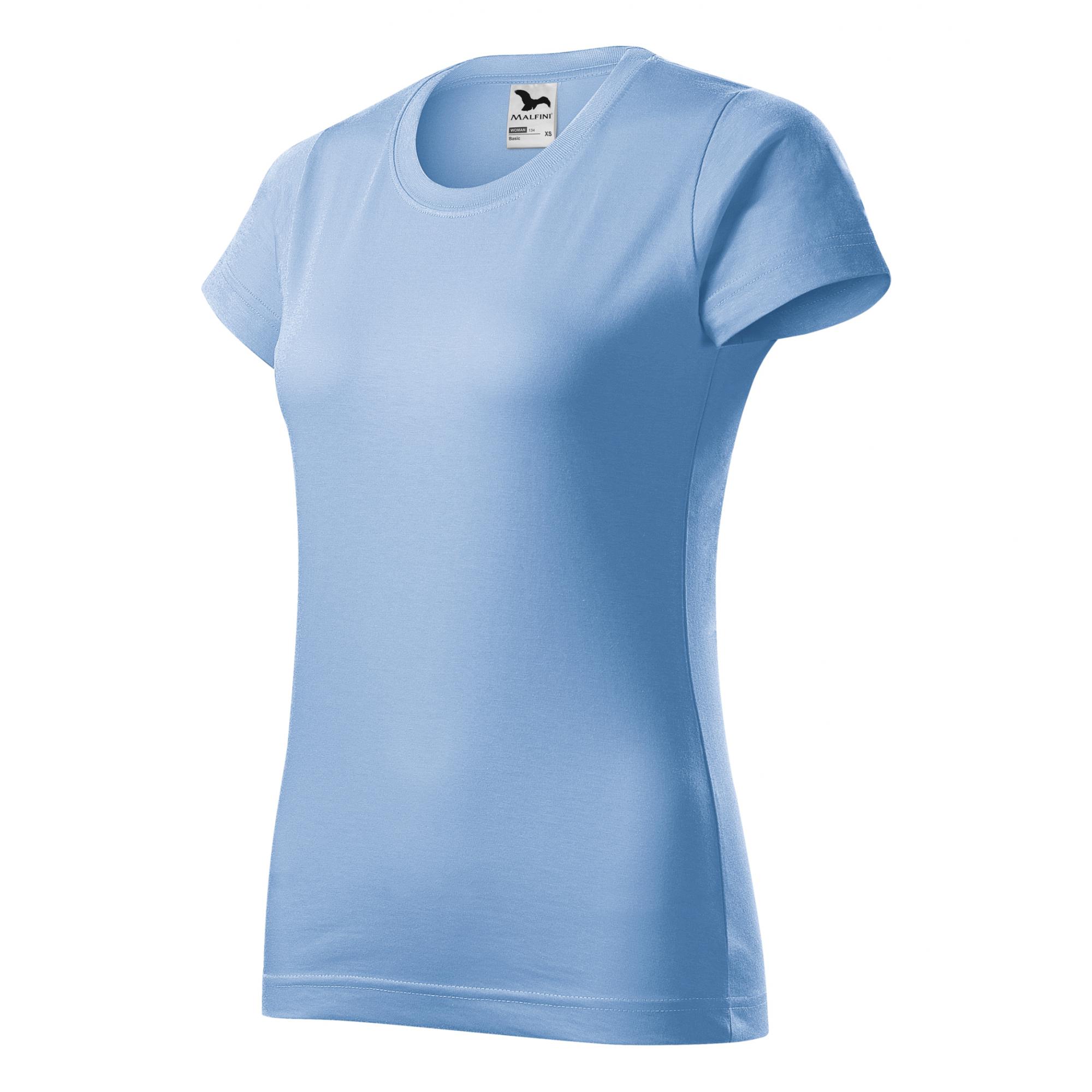 Tricou pentru damă Basic 134 Albastru deschis XS