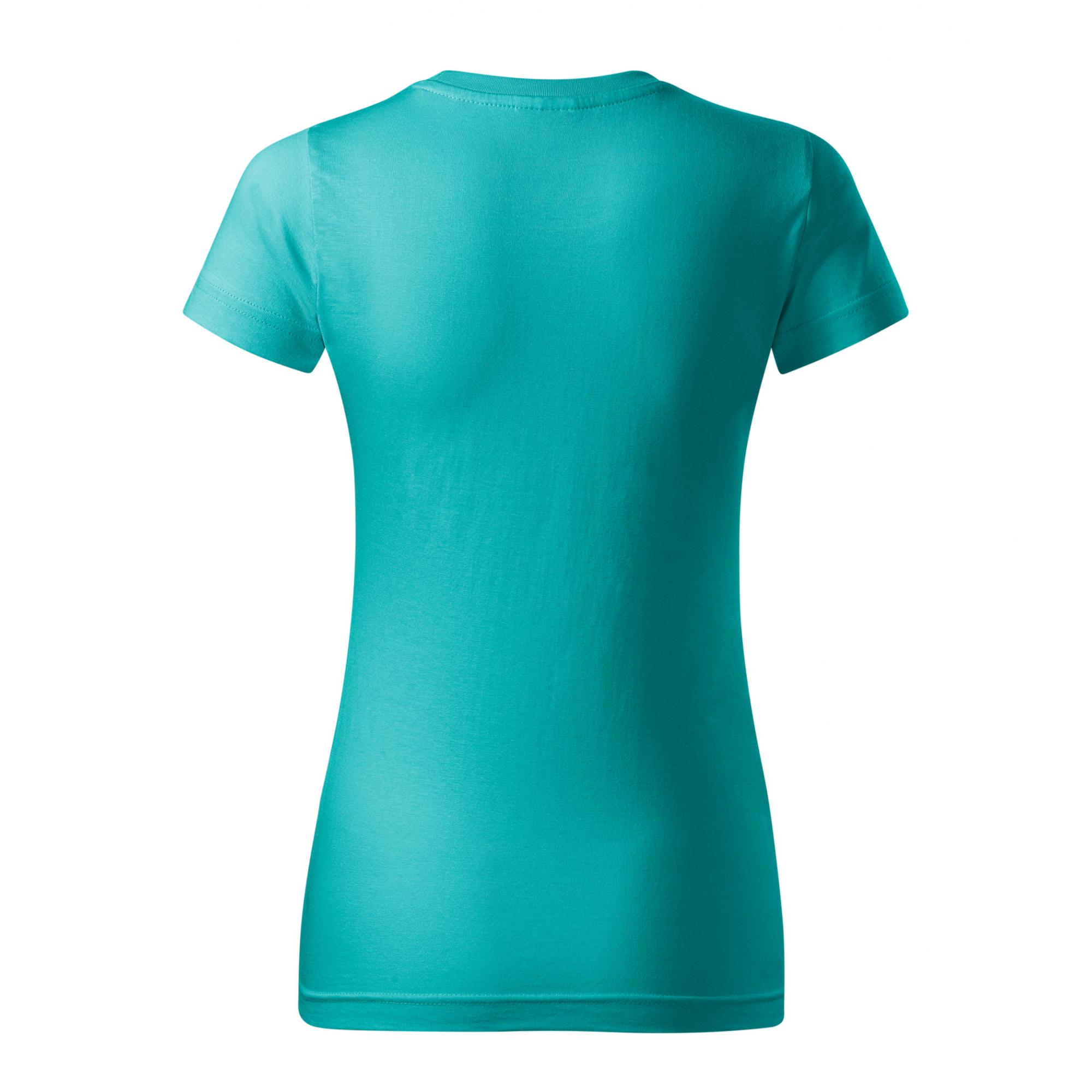 Tricou pentru damă Basic 134 Verde smarald L