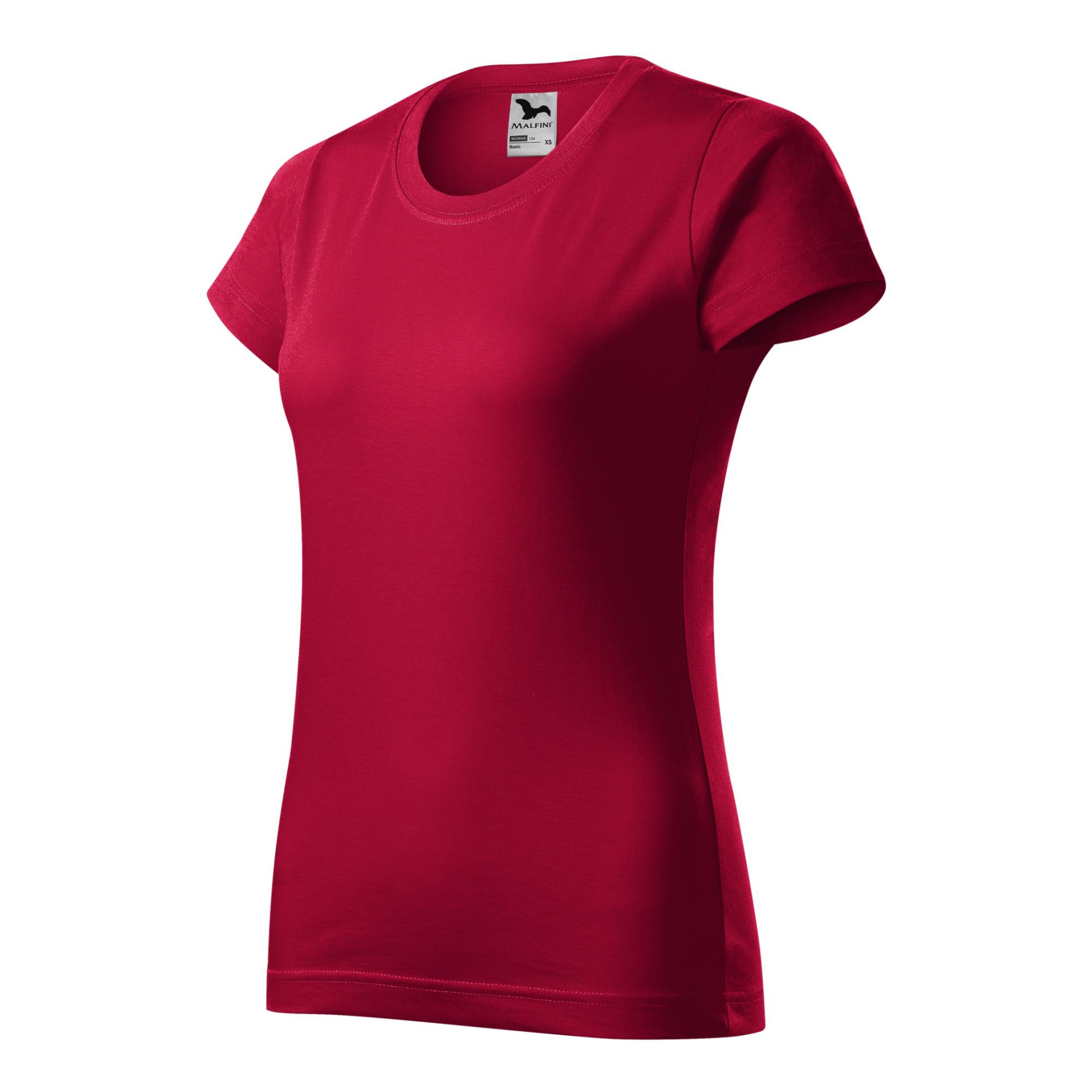 Tricou pentru damă Basic 134 Rosu marlboro XS