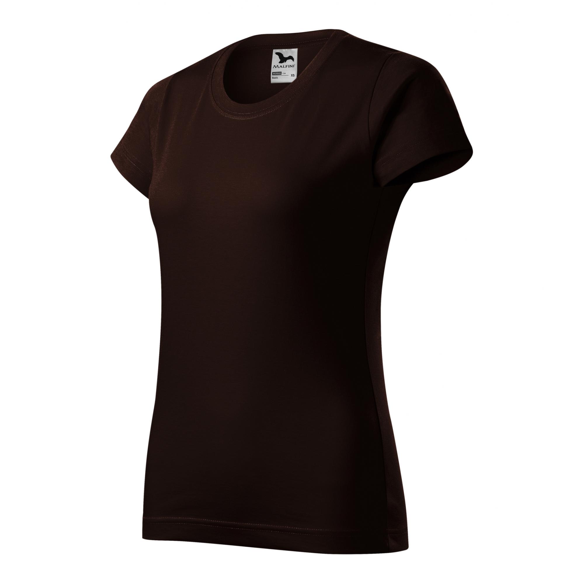 Tricou pentru damă Basic 134 Cafea XL