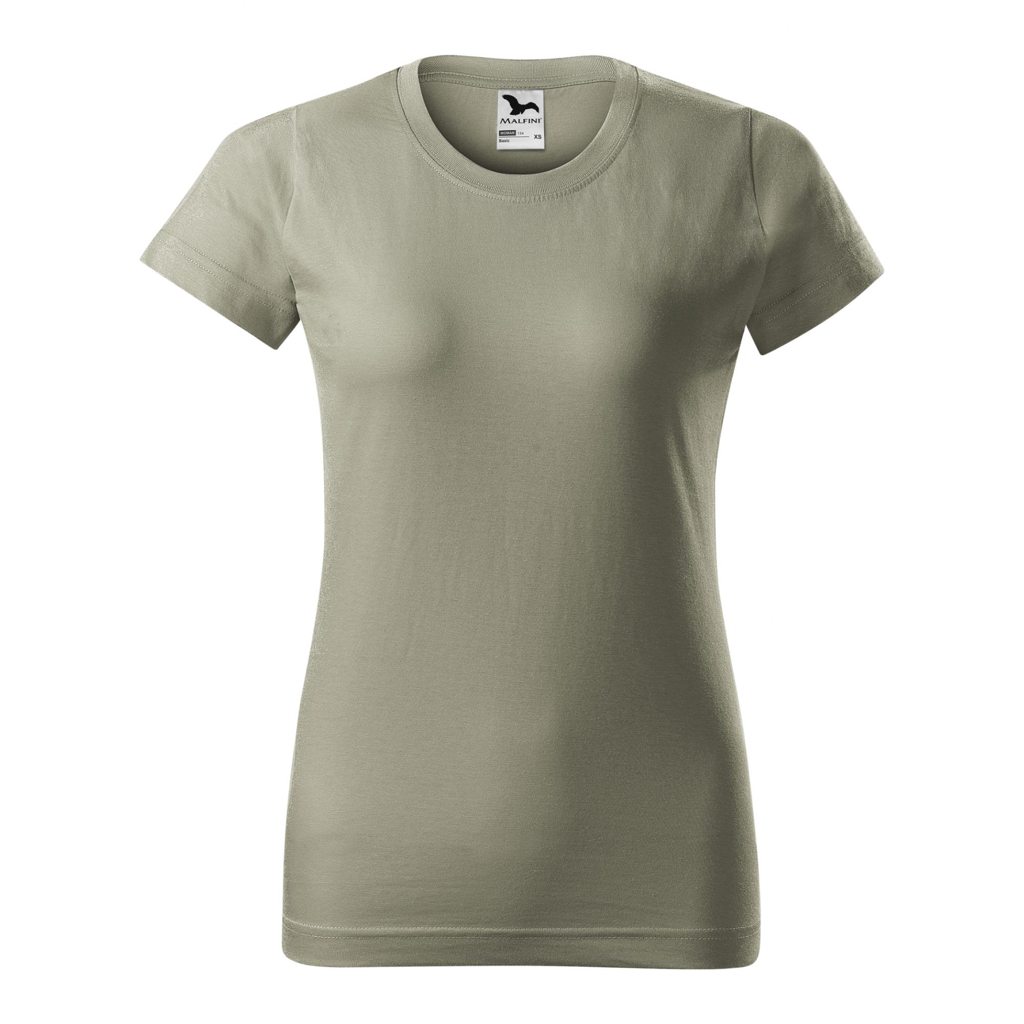 Tricou pentru damă Basic 134 Kaki deschis XS