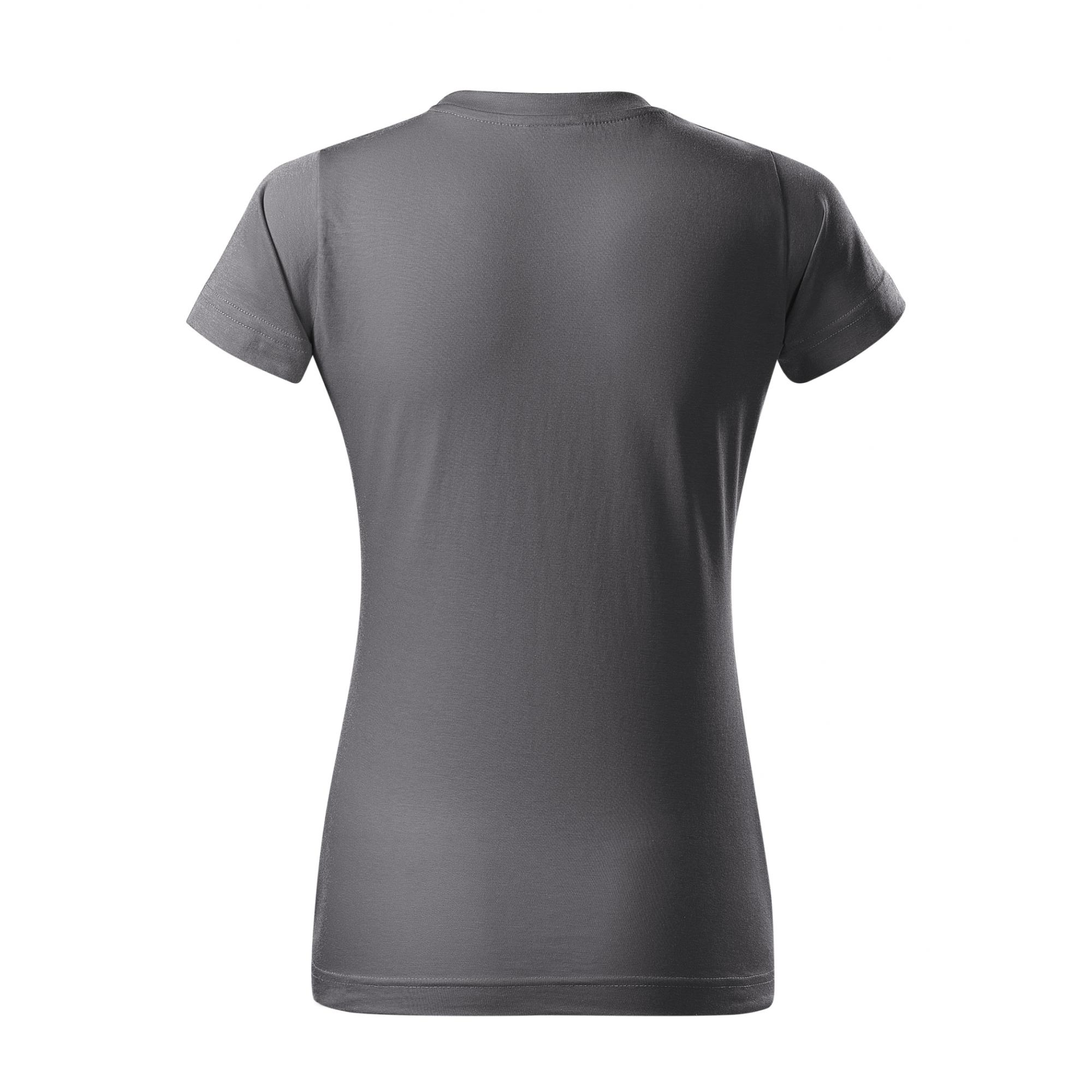 Tricou pentru damă Basic 134 Gri metalic XS