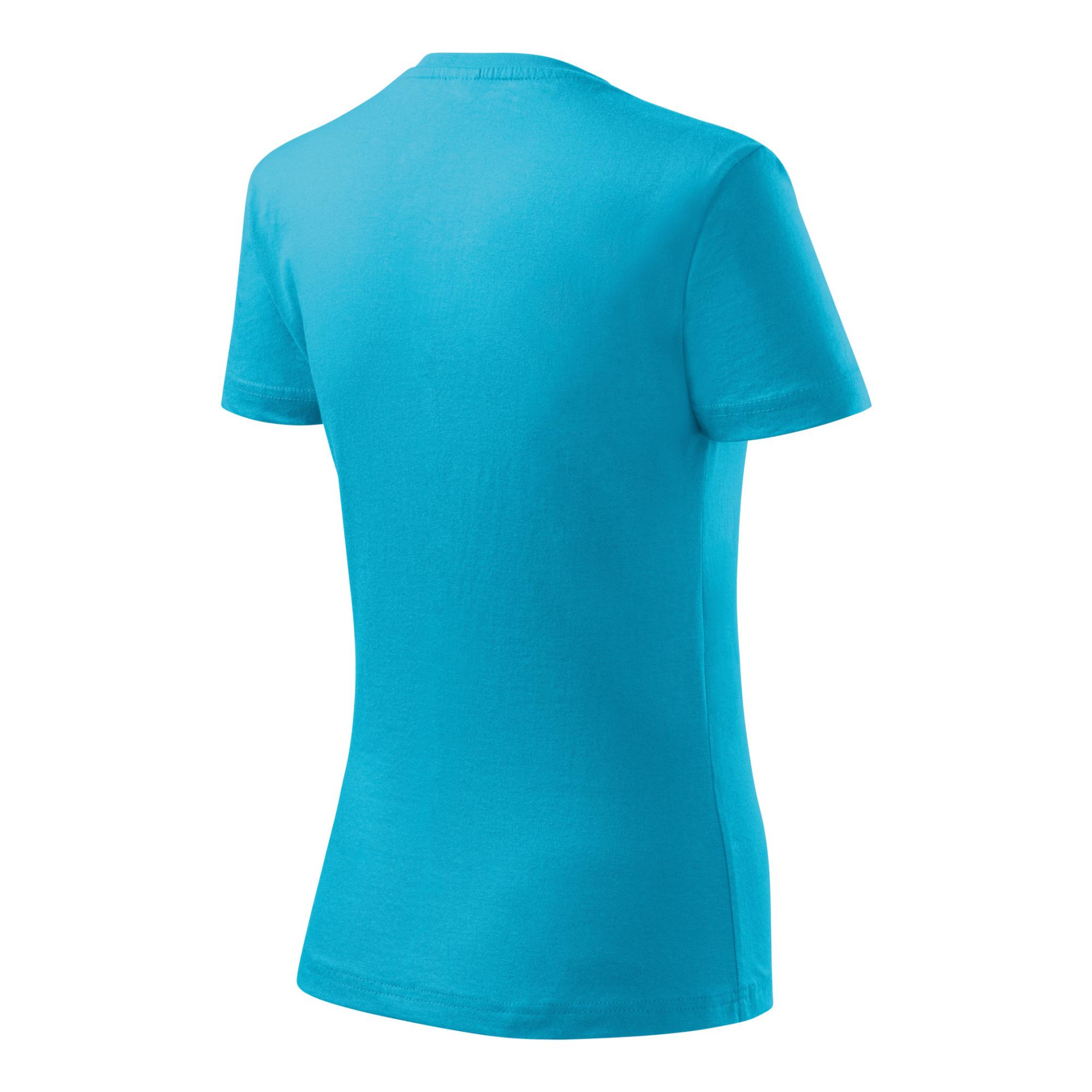 Tricou pentru damă Basic 134 Turcoaz XS