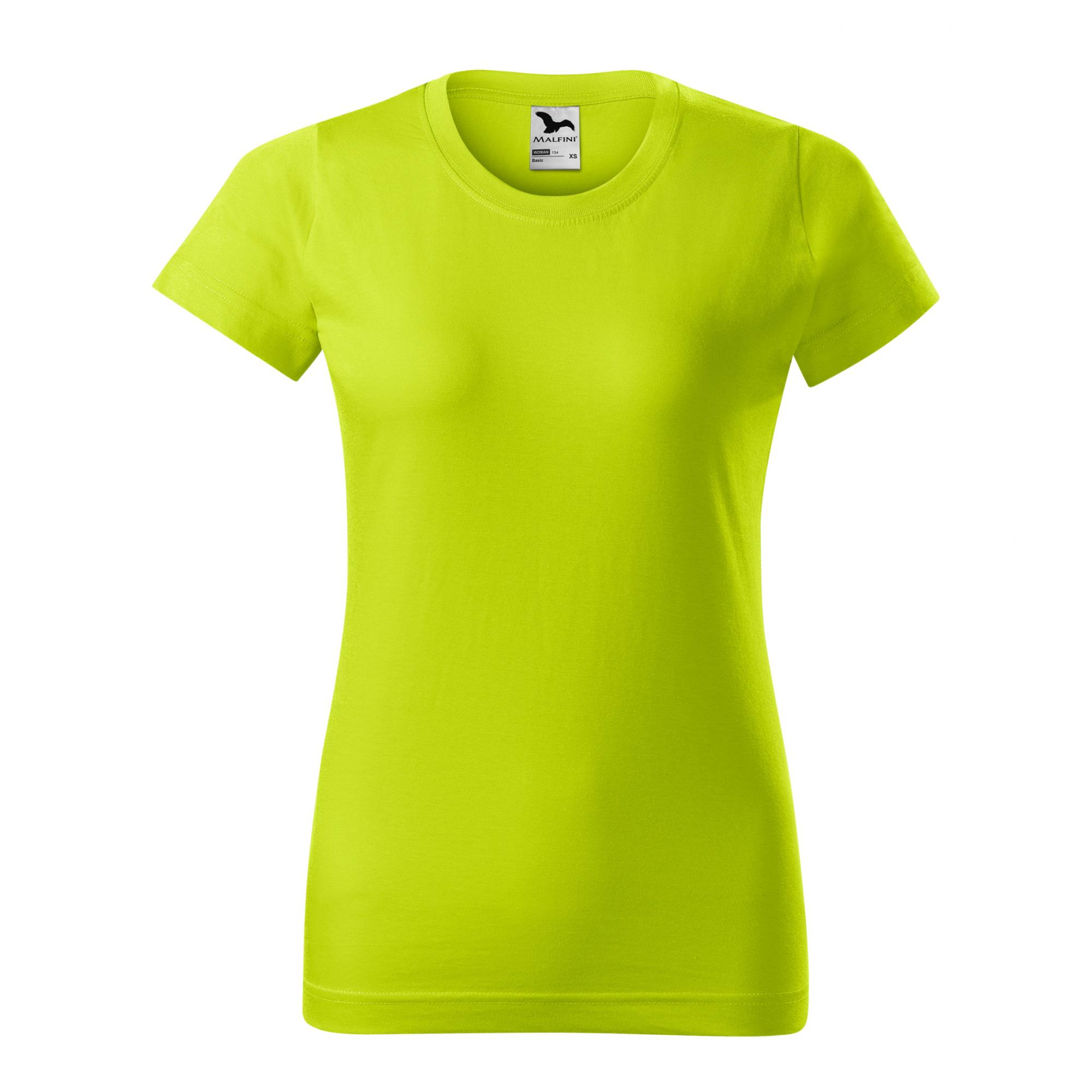 Tricou pentru damă Basic 134 Lime XS