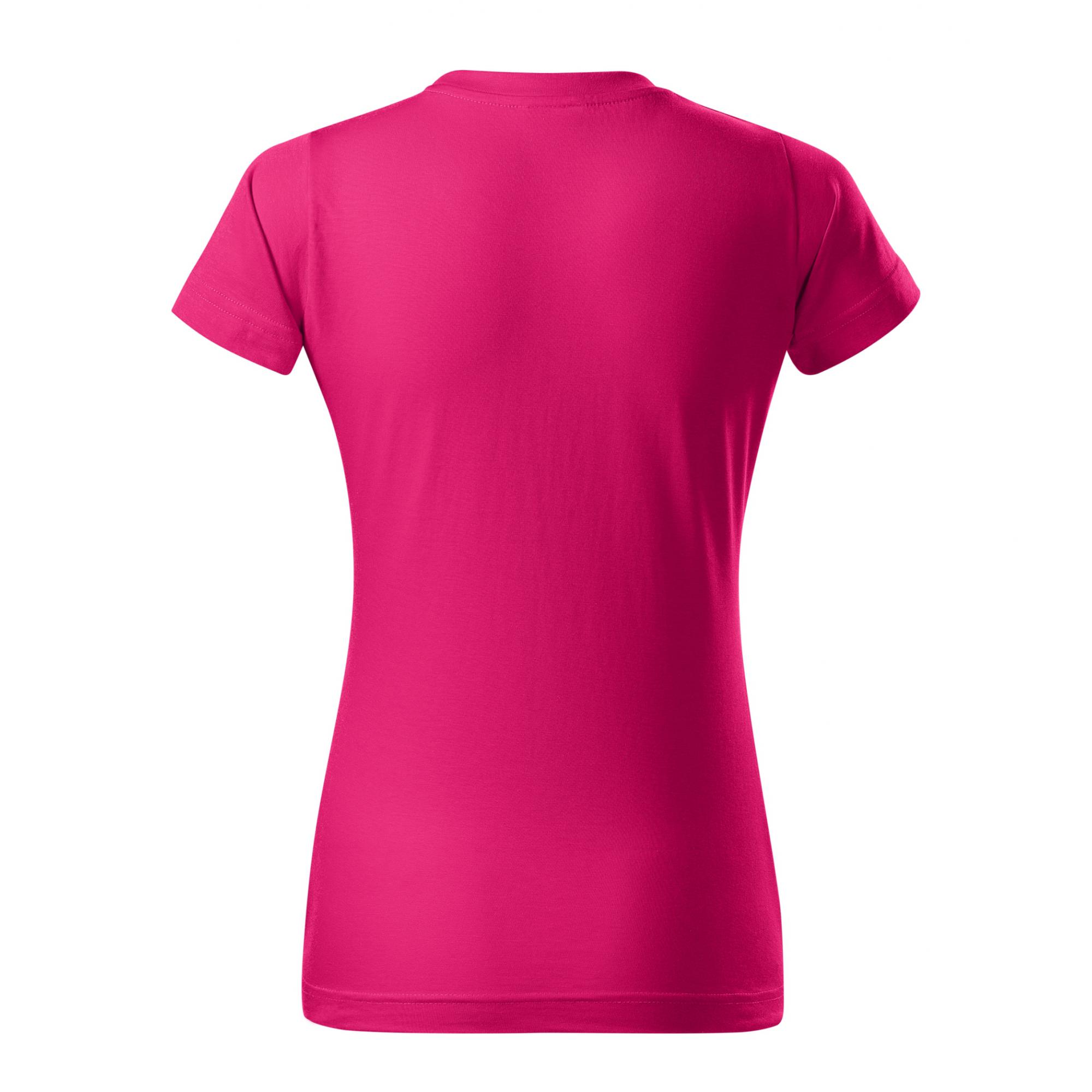 Tricou pentru damă Basic 134 Roz zmeura XS