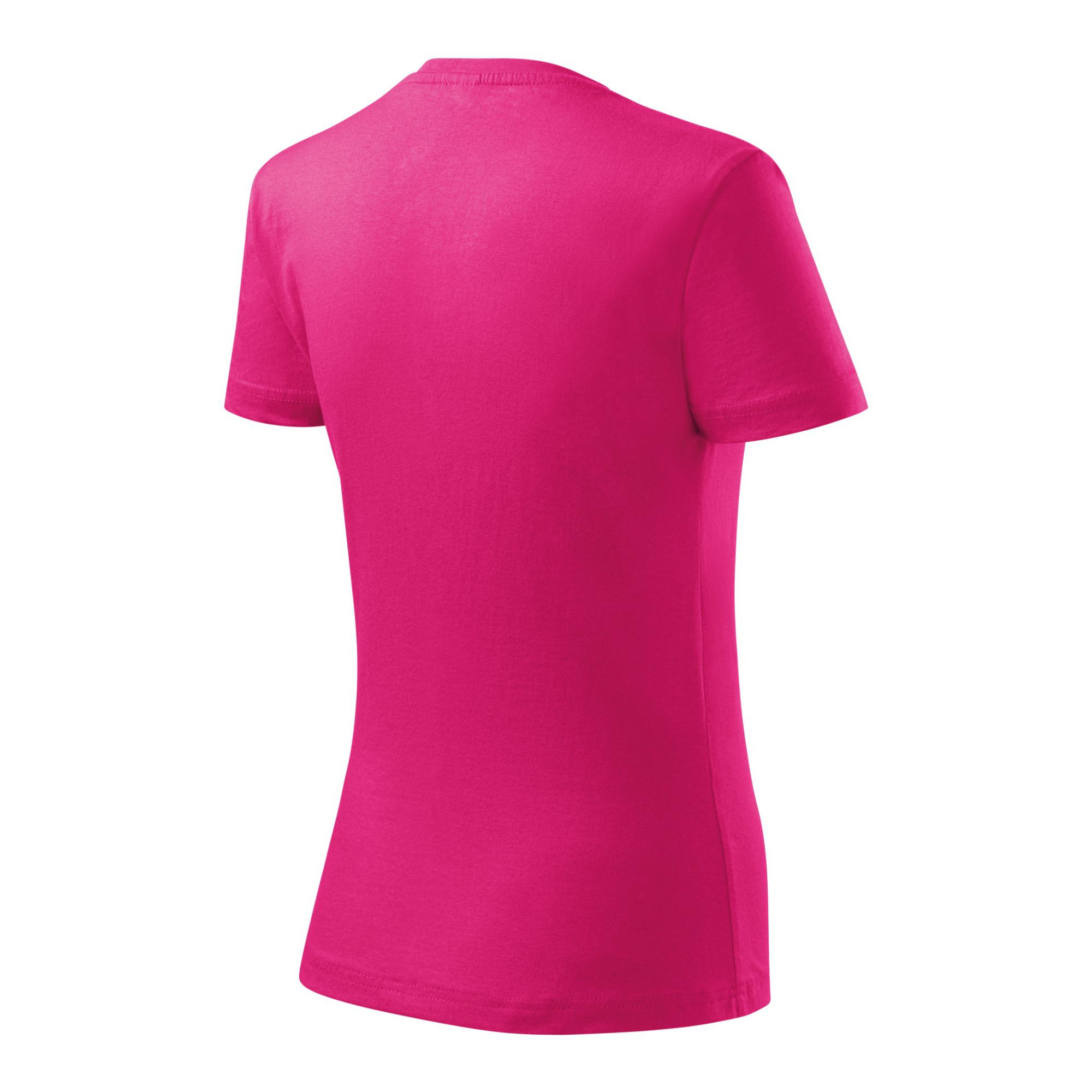 Tricou pentru damă Basic 134 Roz zmeura XS