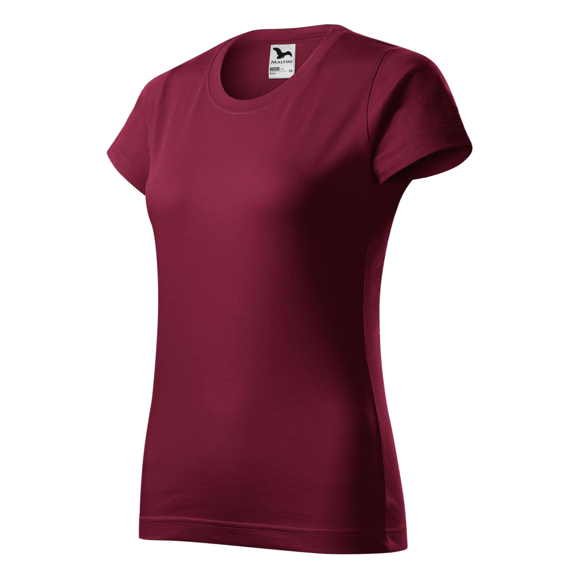 Tricou pentru damă Basic 134 Garnet L