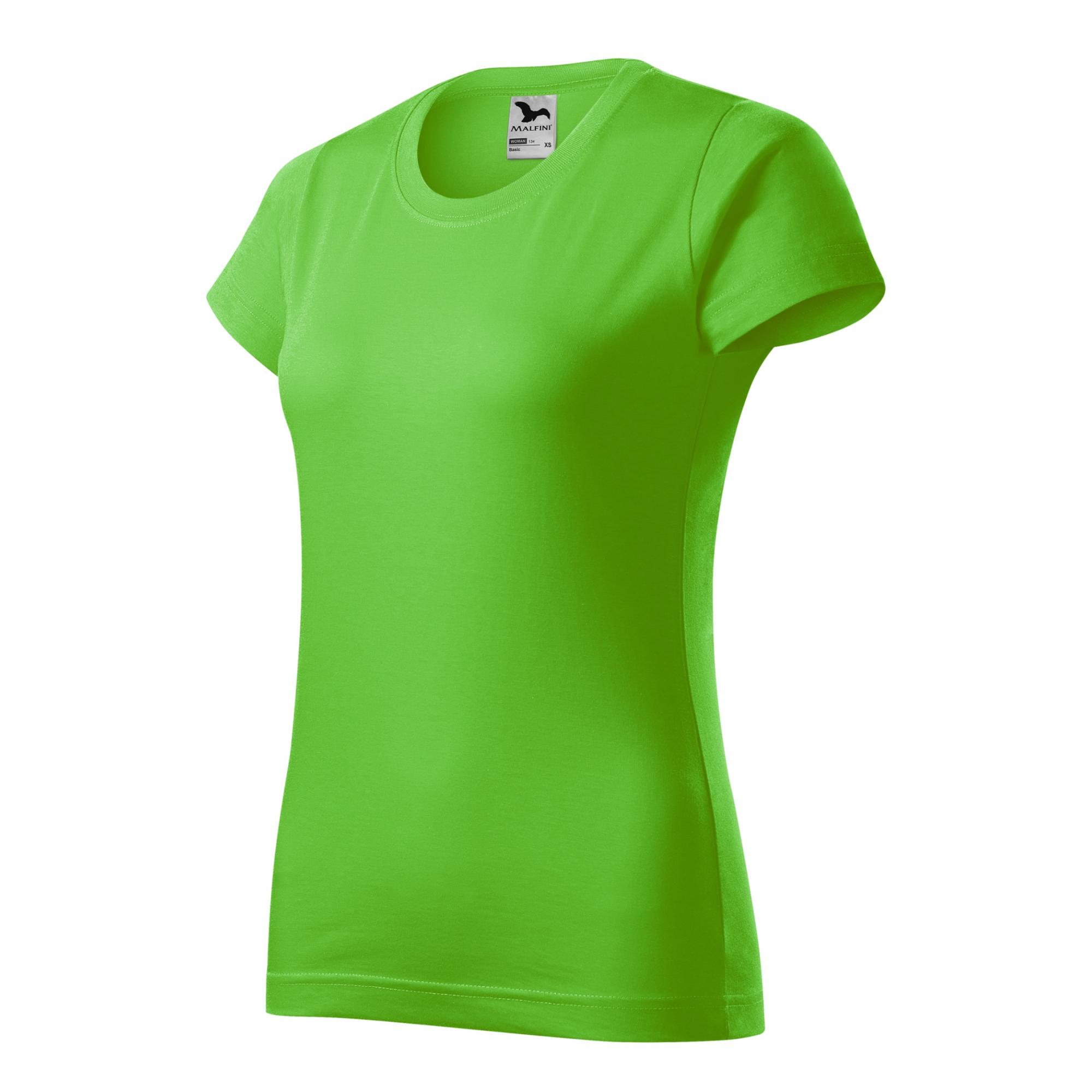 Tricou pentru damă Basic 134 Verde mar XL