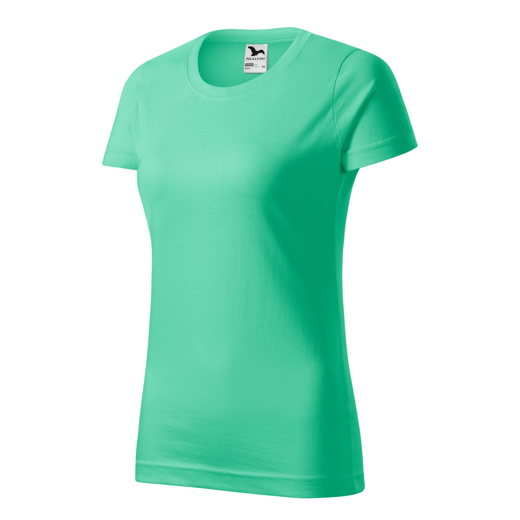Tricou pentru damă Basic 134 Verde menta L