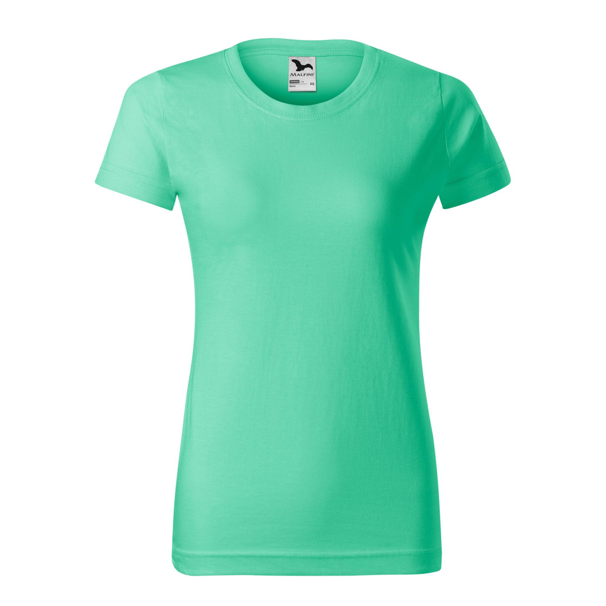 Tricou pentru damă Basic 134 Verde menta XS