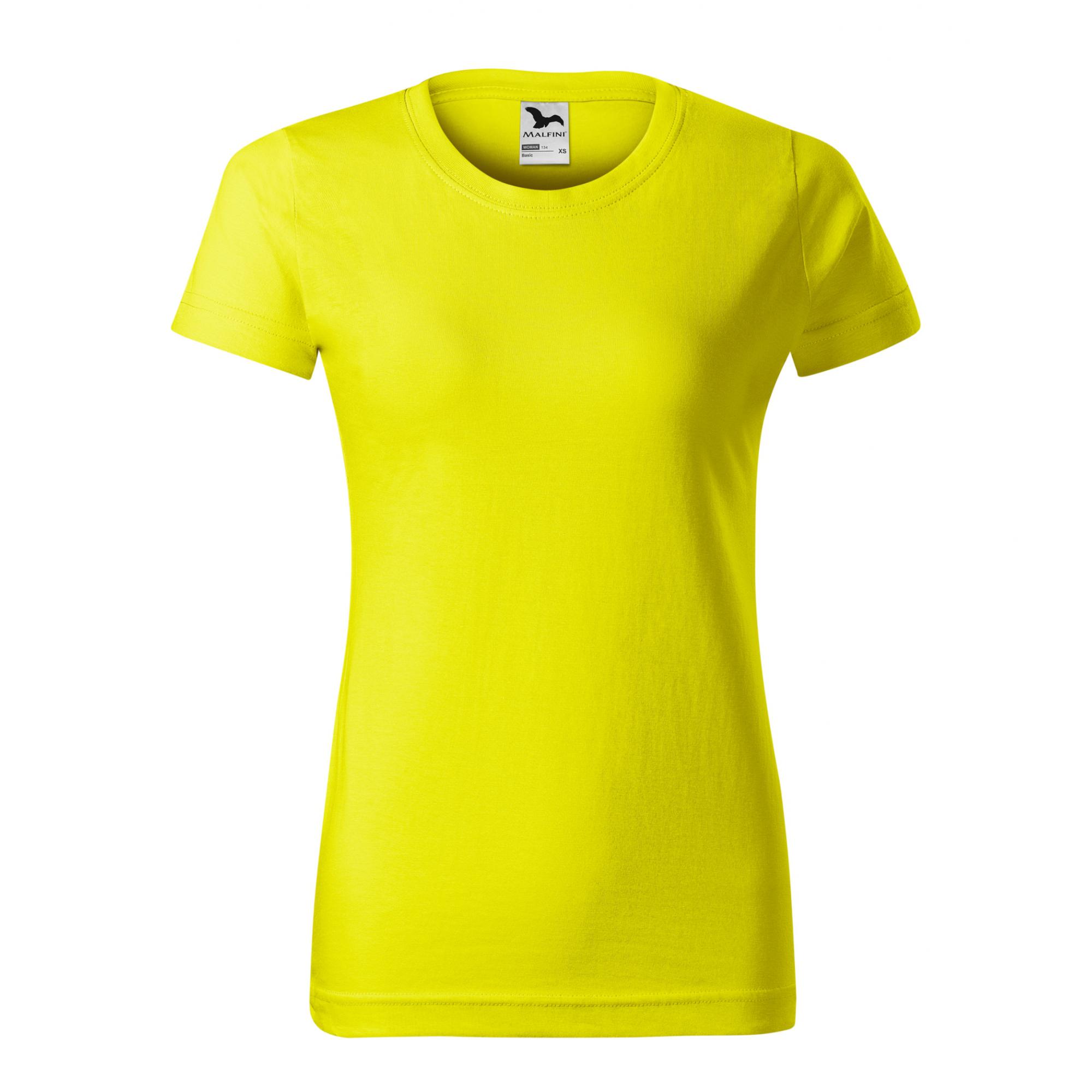 Tricou pentru damă Basic 134 Lamâie L