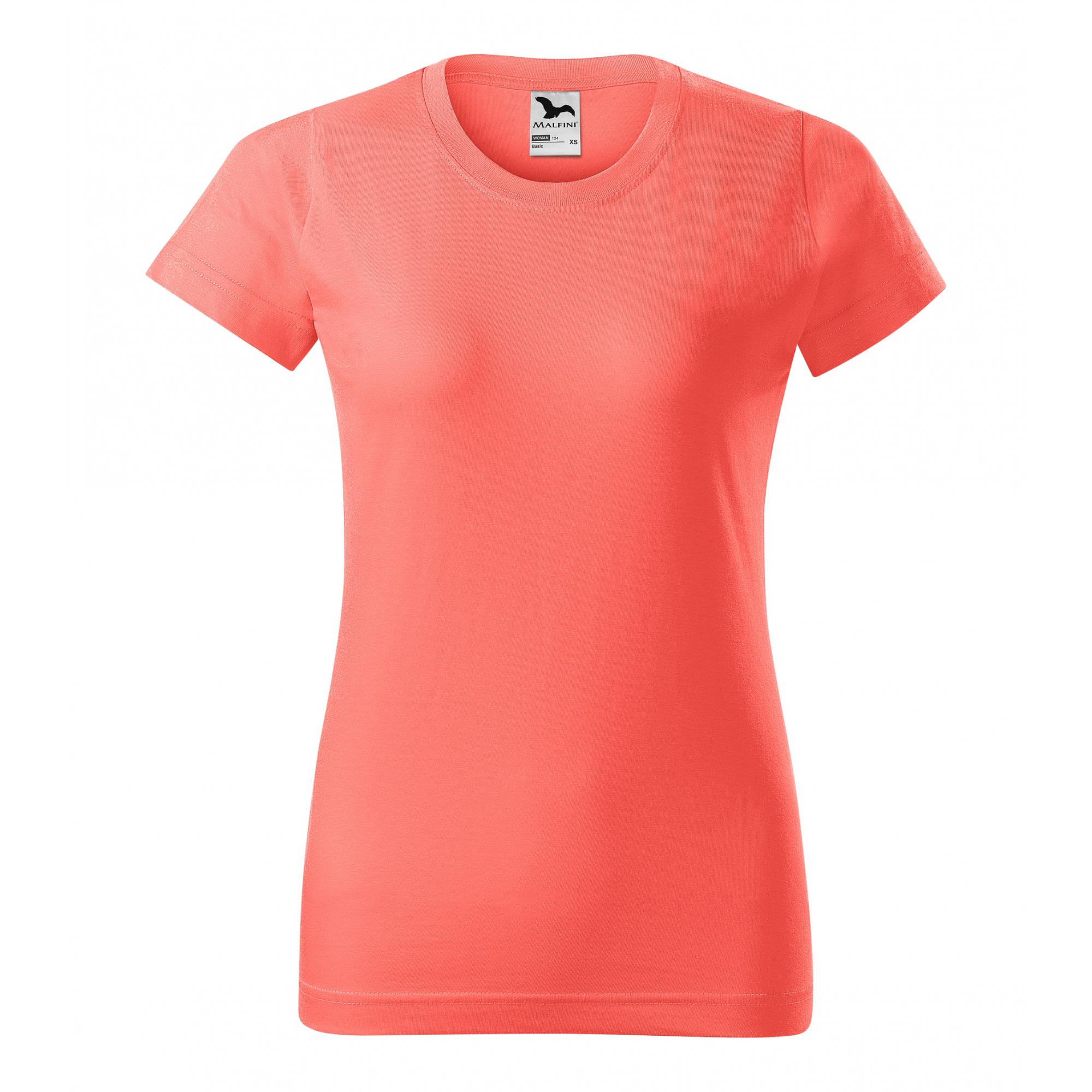 Tricou pentru damă Basic 134 Coral XS