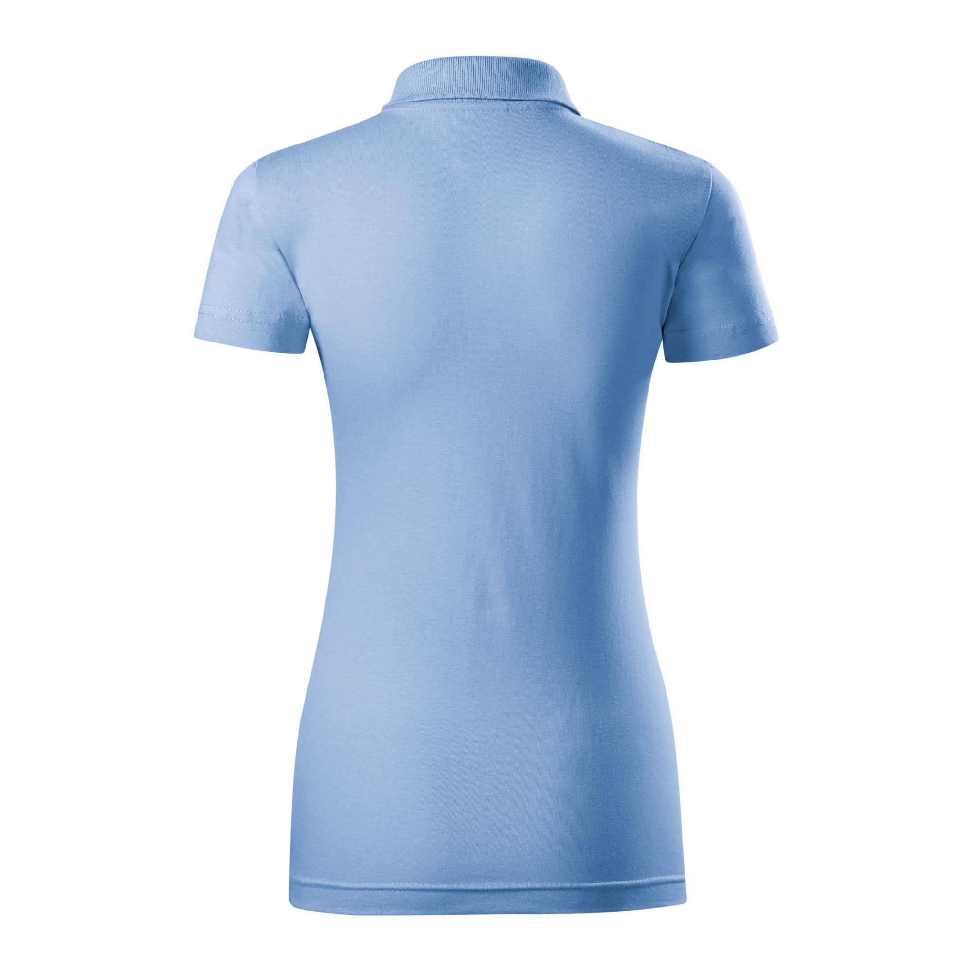 Tricou polo pentru damă Single J. 223 Albastru deschis XXL