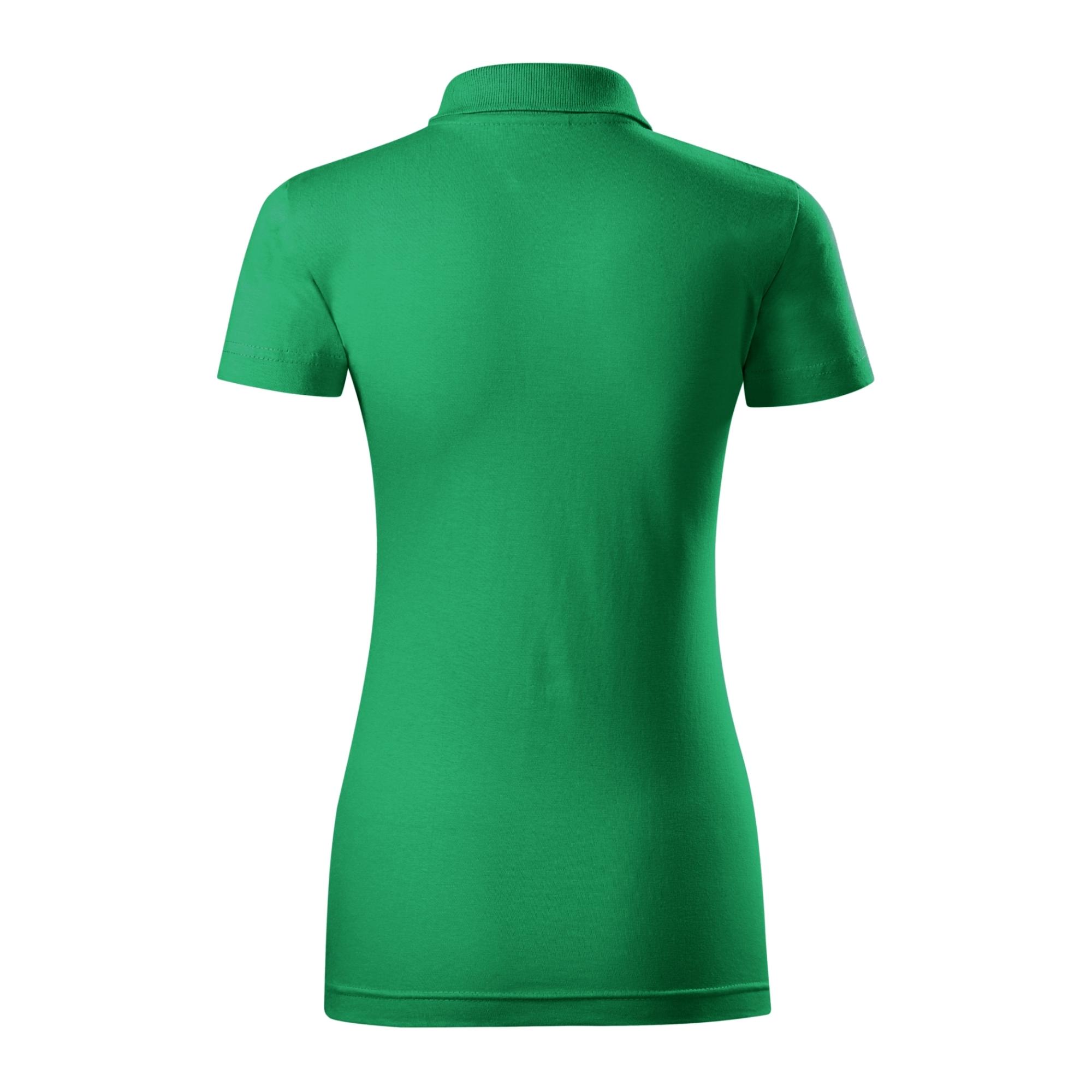 Tricou polo pentru damă Single J. 223 Verde mediu XL
