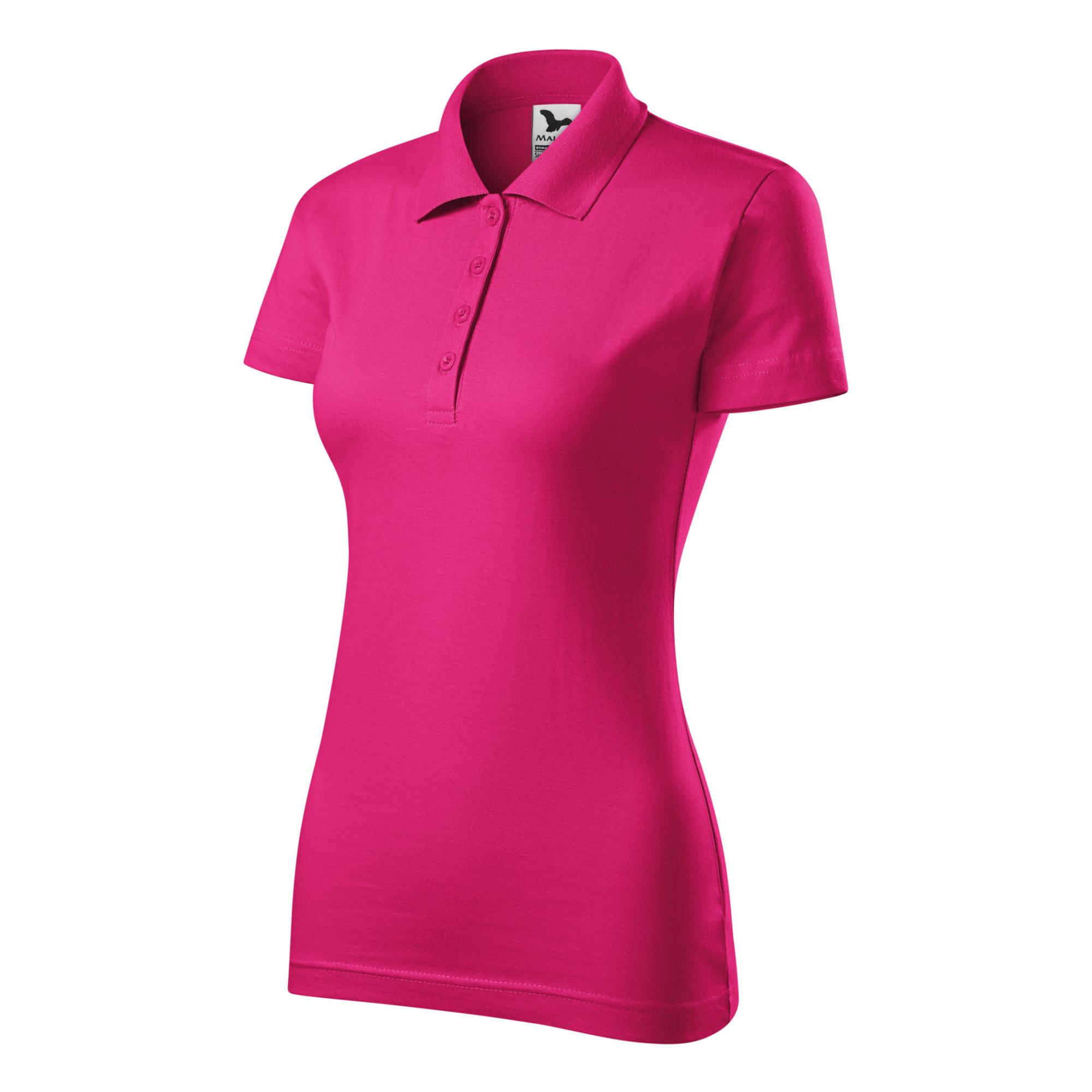 Tricou polo pentru damă Single J. 223 Purpuriu XXL
