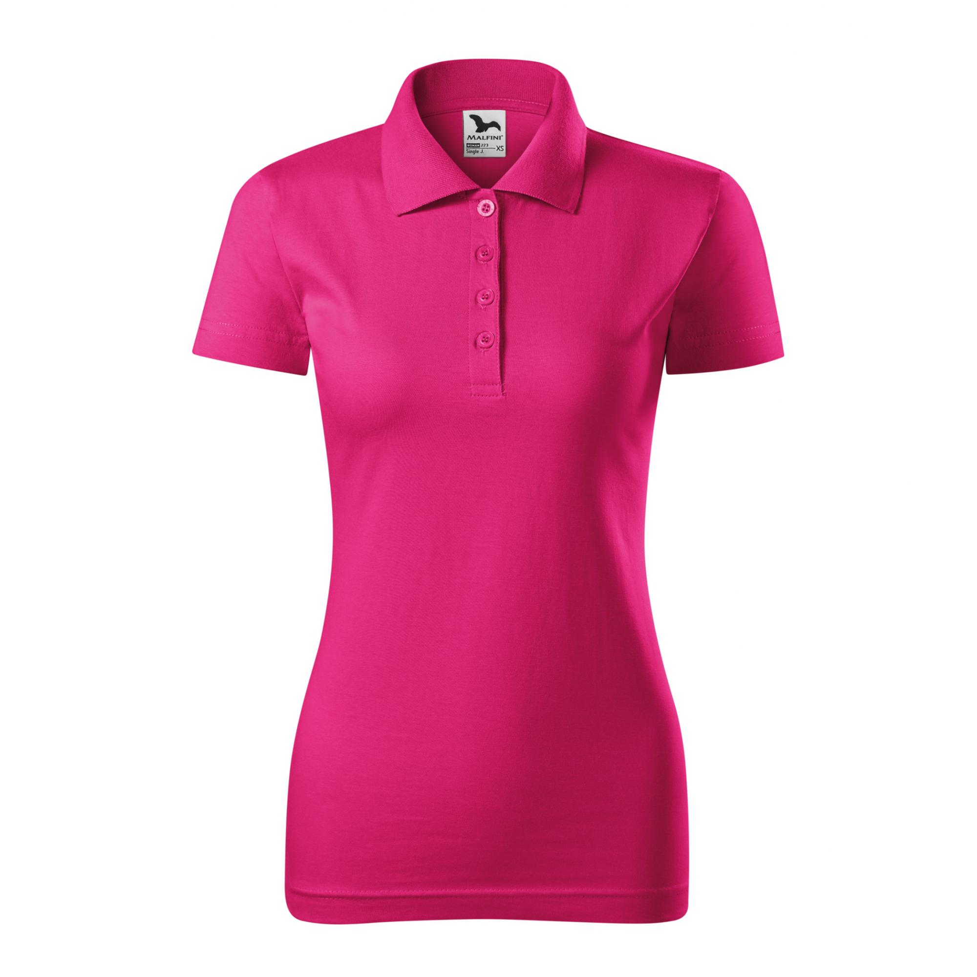 Tricou polo pentru damă Single J. 223 Purpuriu M