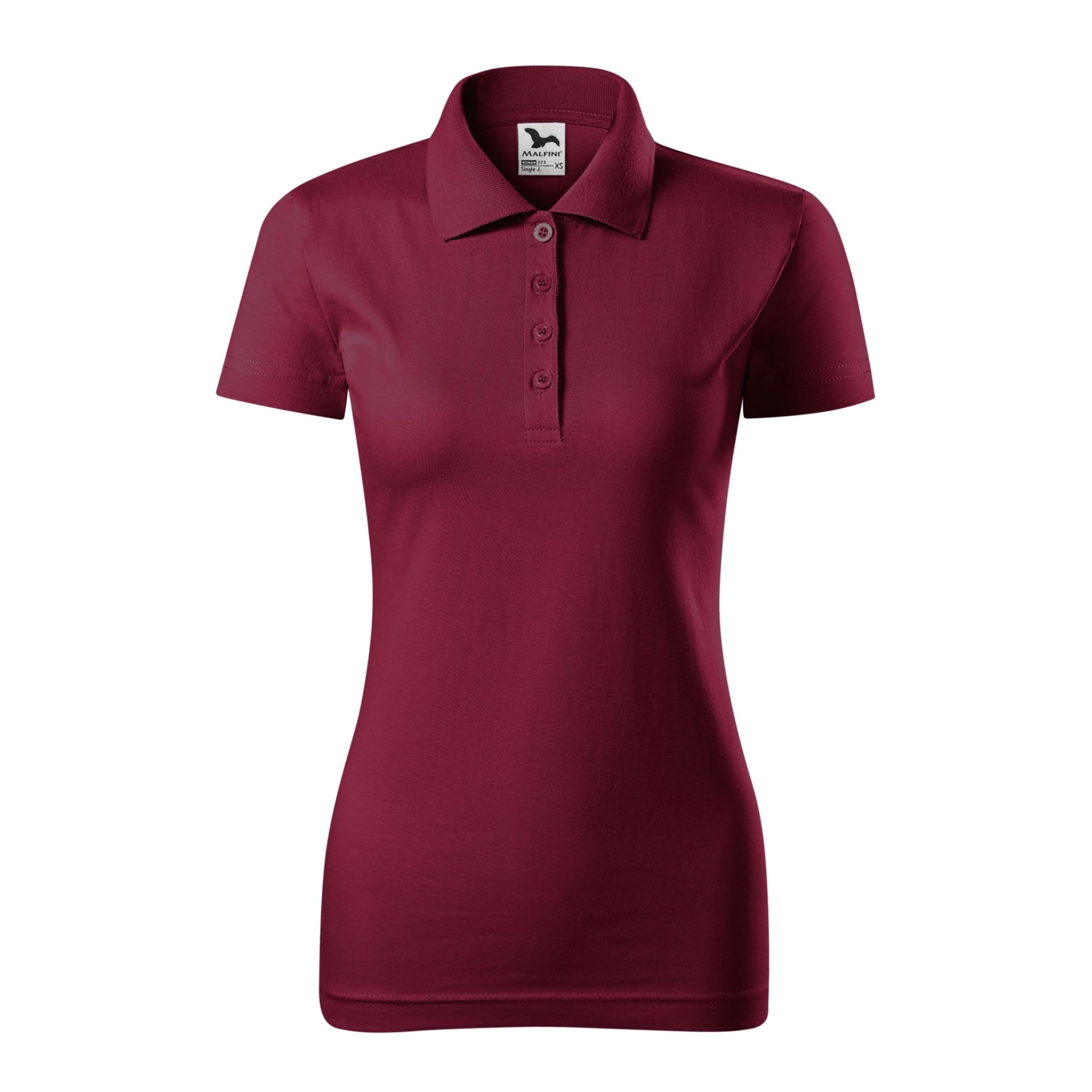 Tricou polo pentru damă Single J. 223 Garnet XL