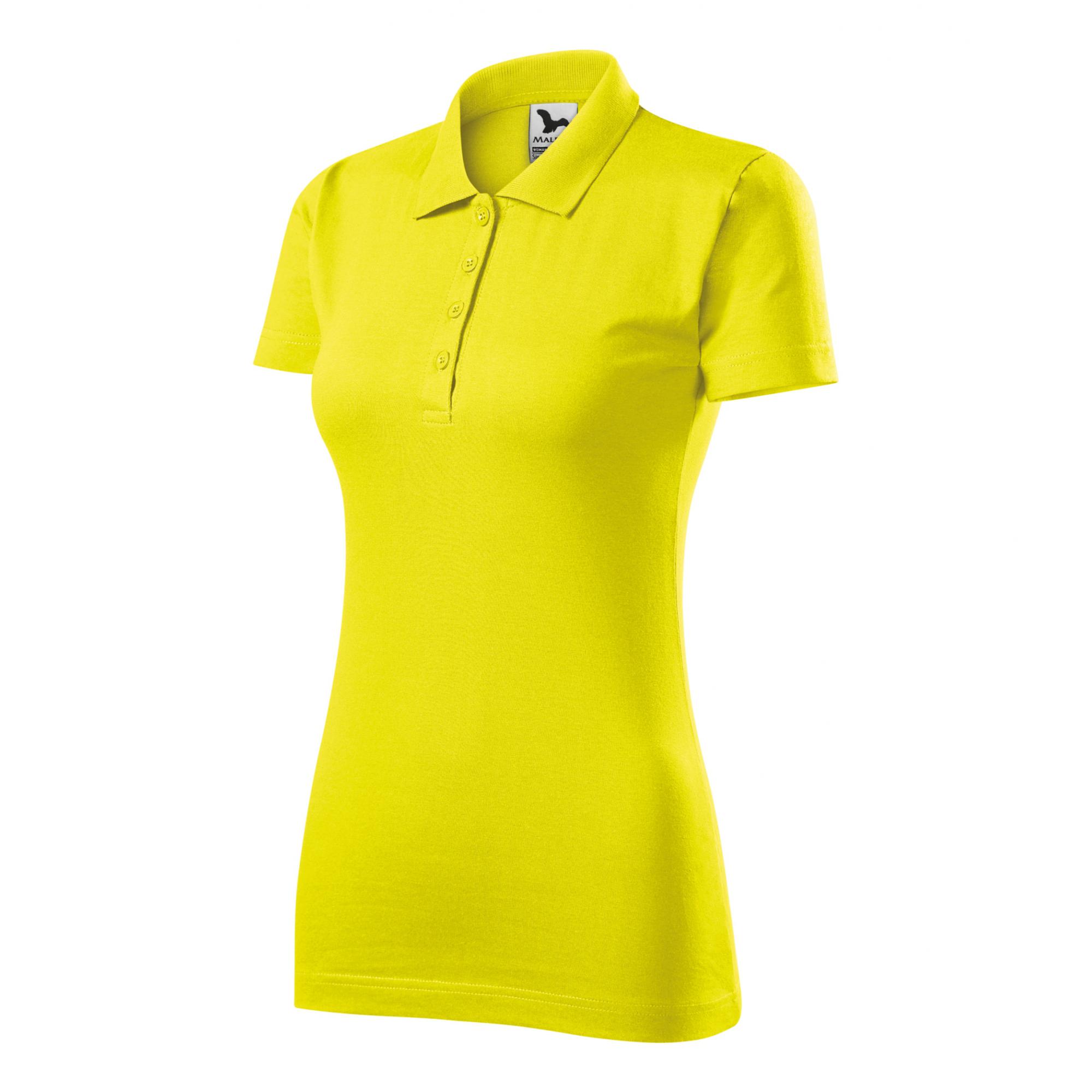 Tricou polo pentru damă Single J. 223 Lamâie
