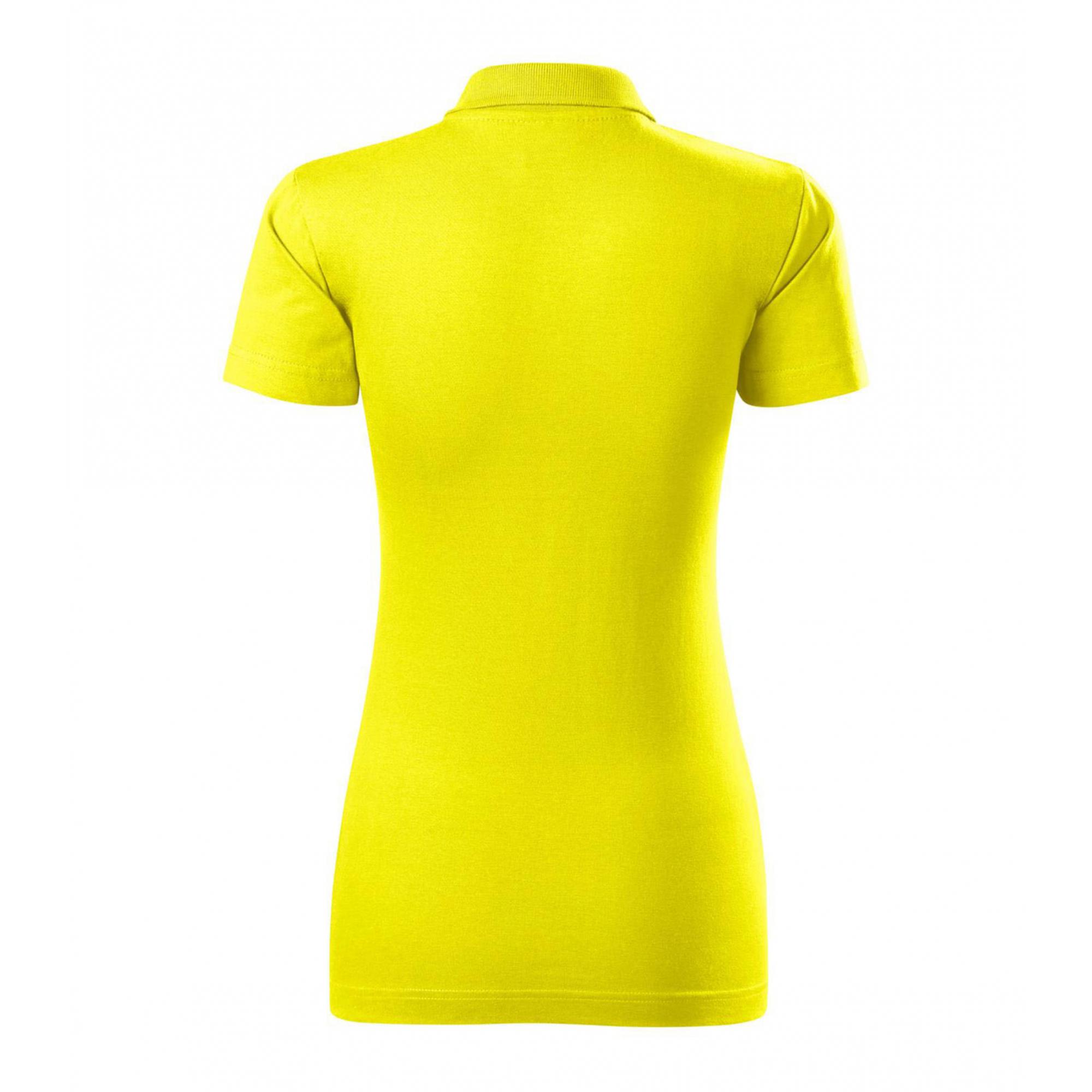 Tricou polo pentru damă Single J. 223 Lamâie XXL