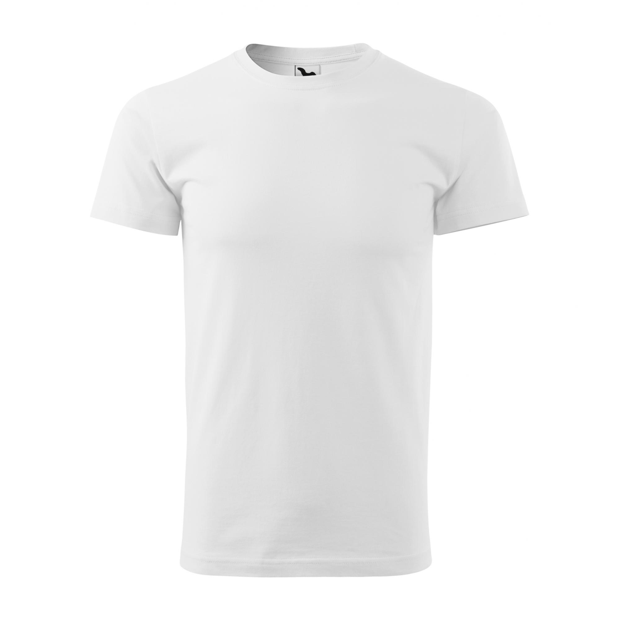 Tricou pentru bărbaţi Basic 129 Alb L