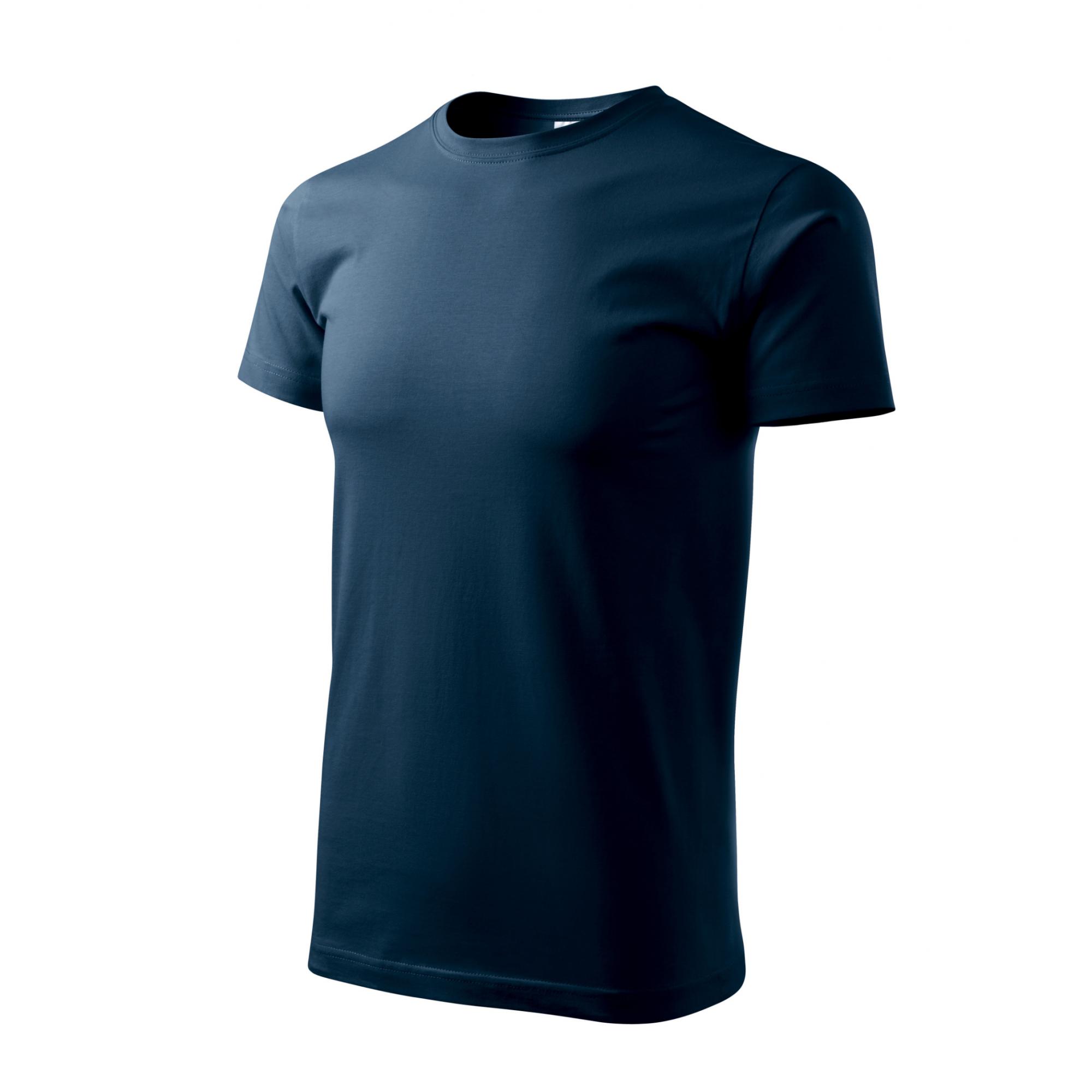 Tricou pentru bărbaţi Basic 129 Albastru marin 3XL