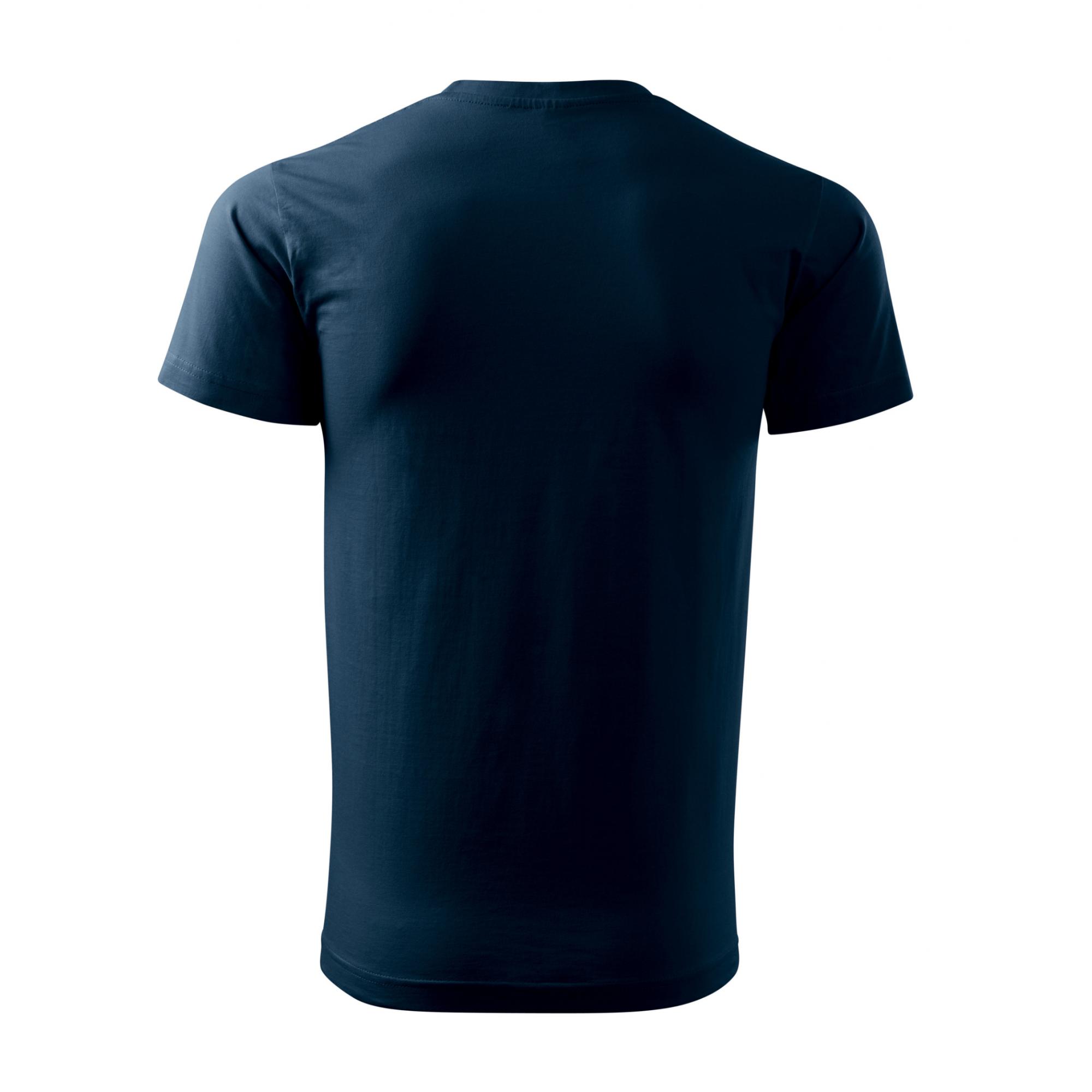 Tricou pentru bărbaţi Basic 129 Albastru marin 3XL