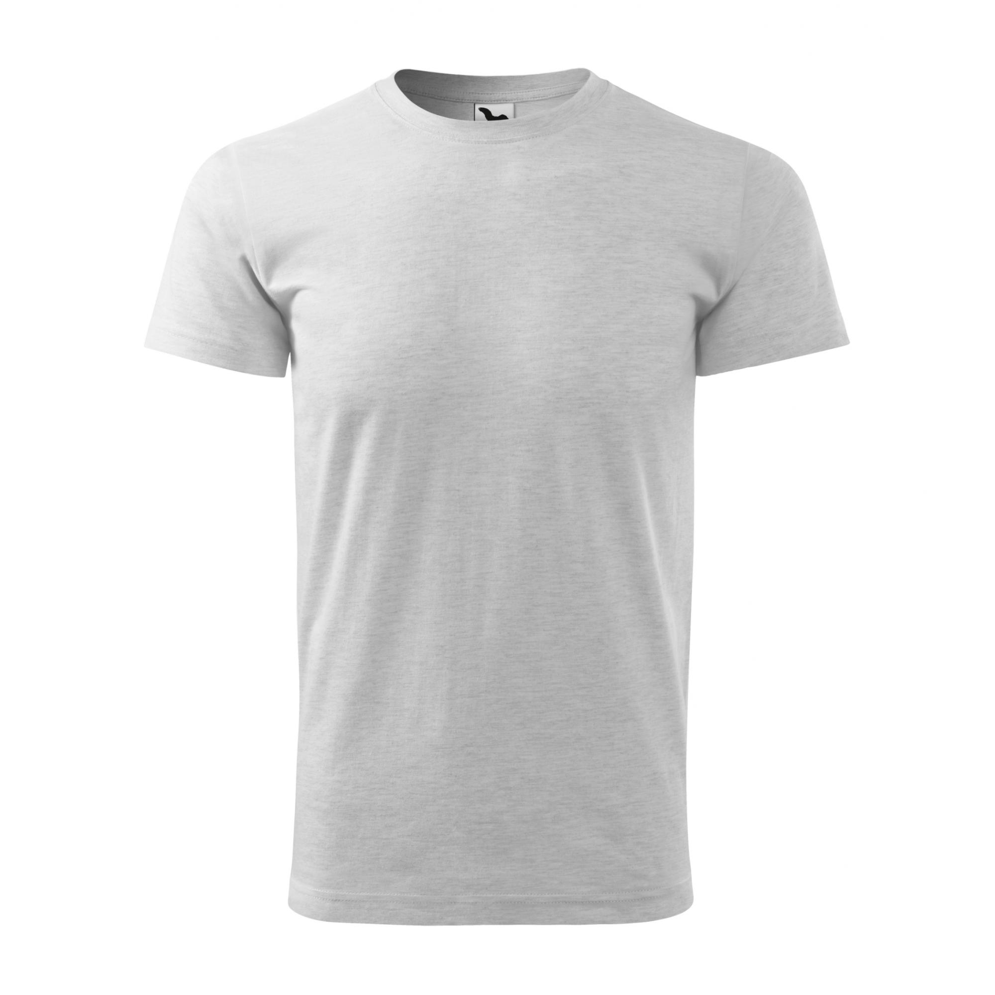 Tricou pentru bărbaţi Basic 129 Gri deschis 3XL