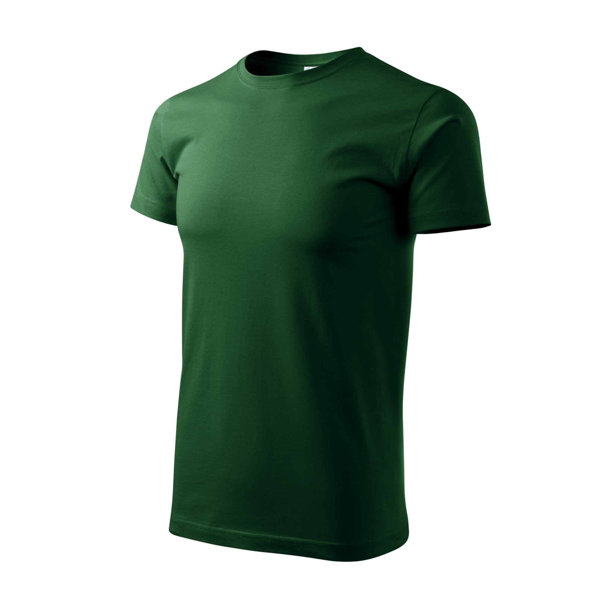 Tricou pentru bărbaţi Basic 129 Verde sticla 4XL