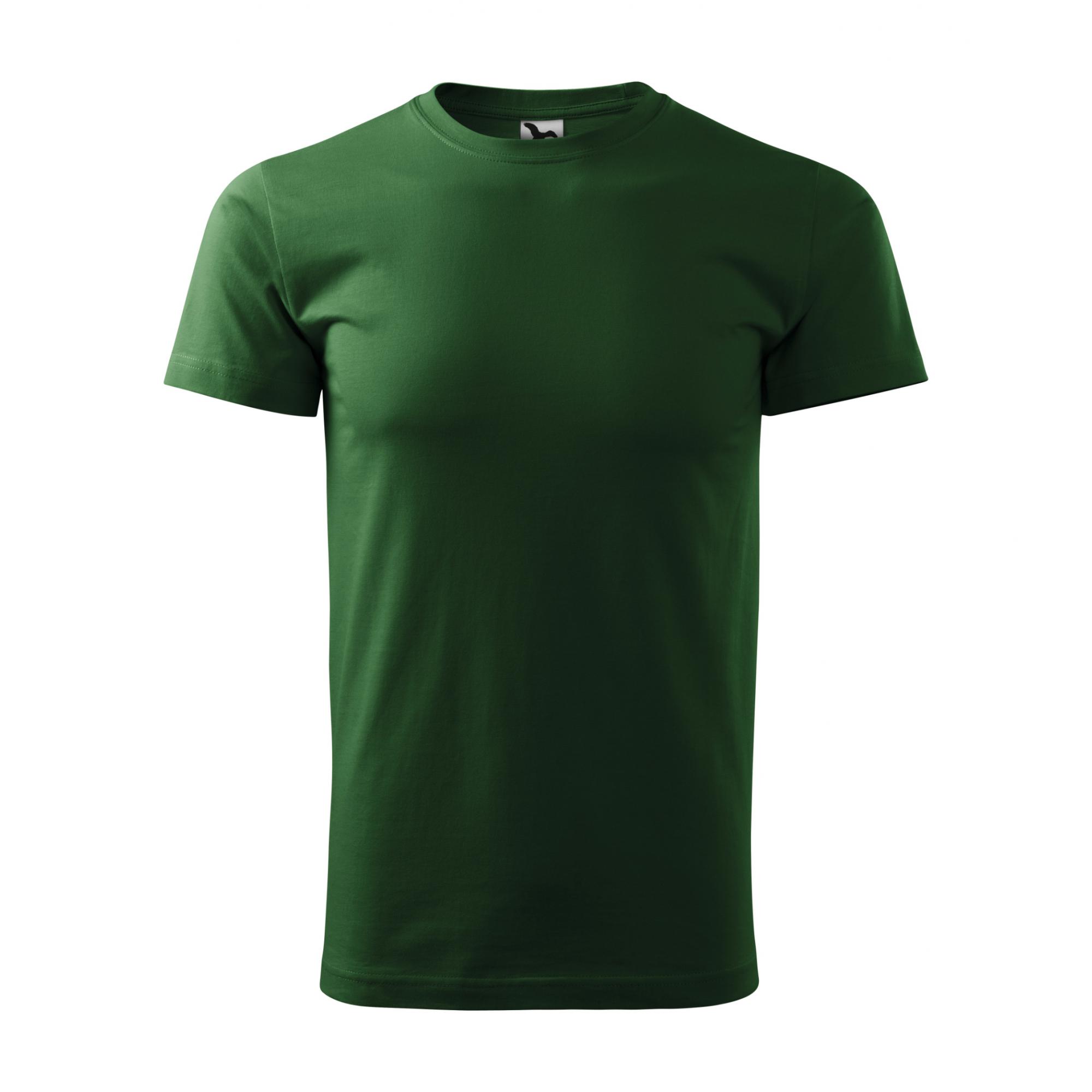 Tricou pentru bărbaţi Basic 129 Verde sticla XL