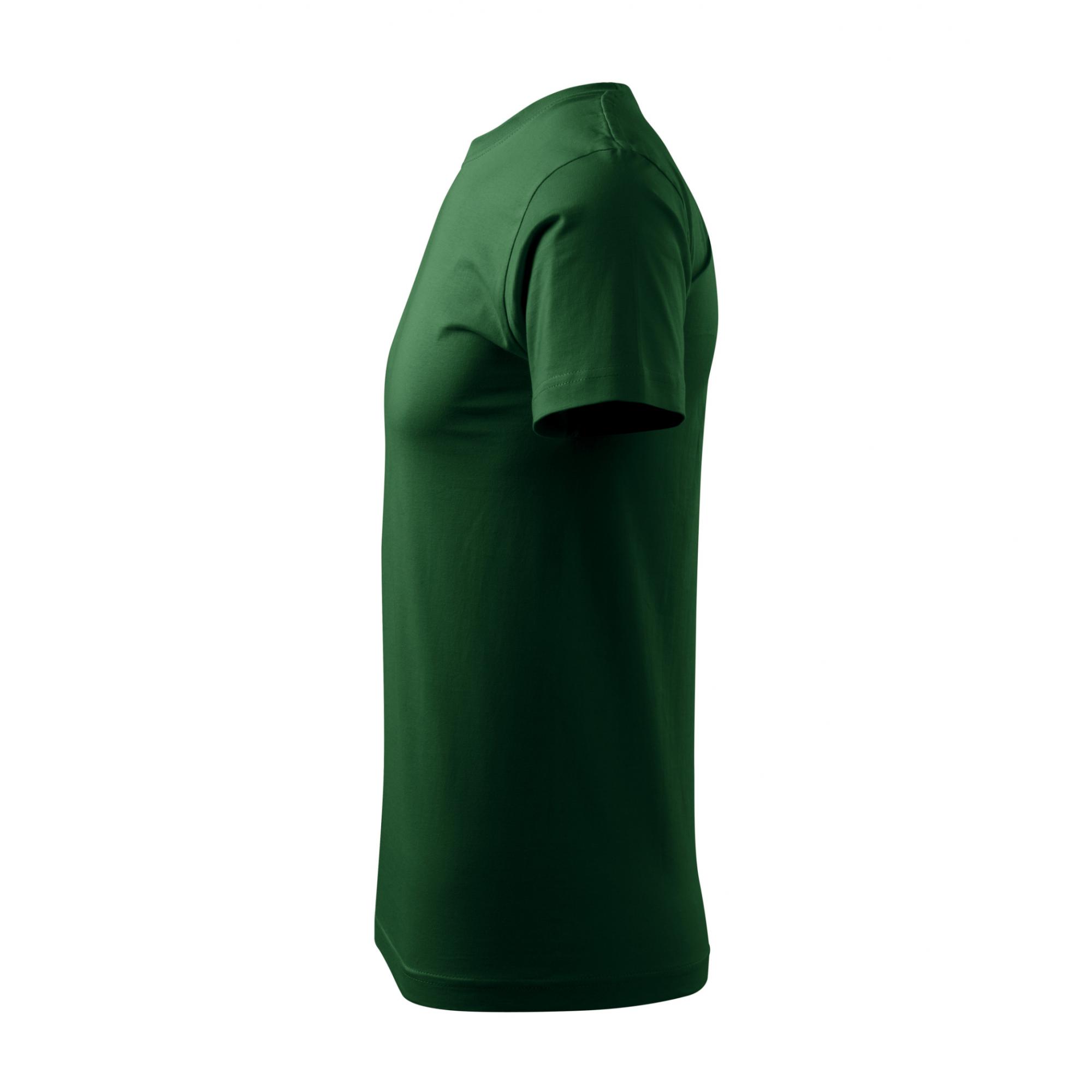 Tricou pentru bărbaţi Basic 129 Verde sticla XL