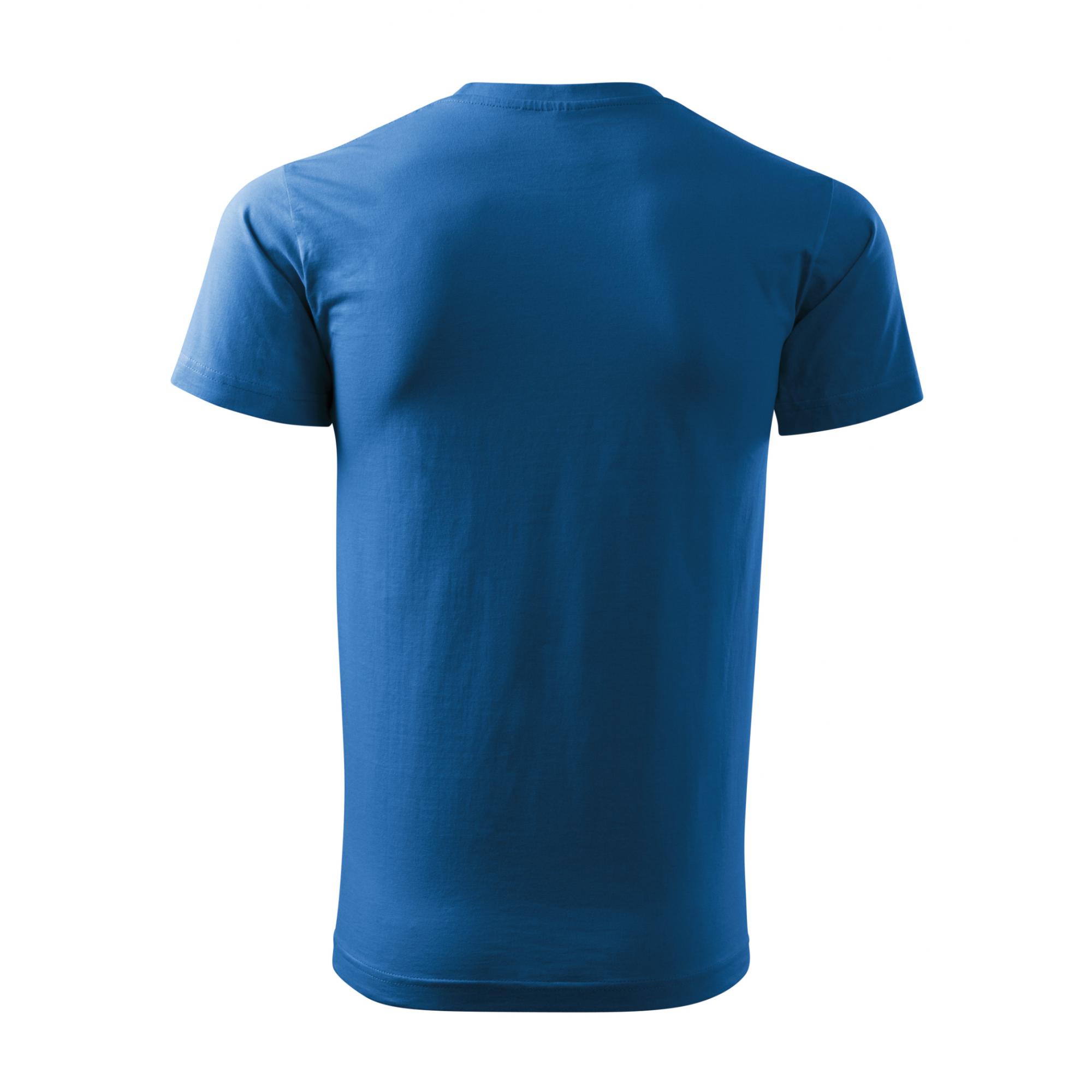 Tricou pentru bărbaţi Basic 129 Albastru azuriu 3XL
