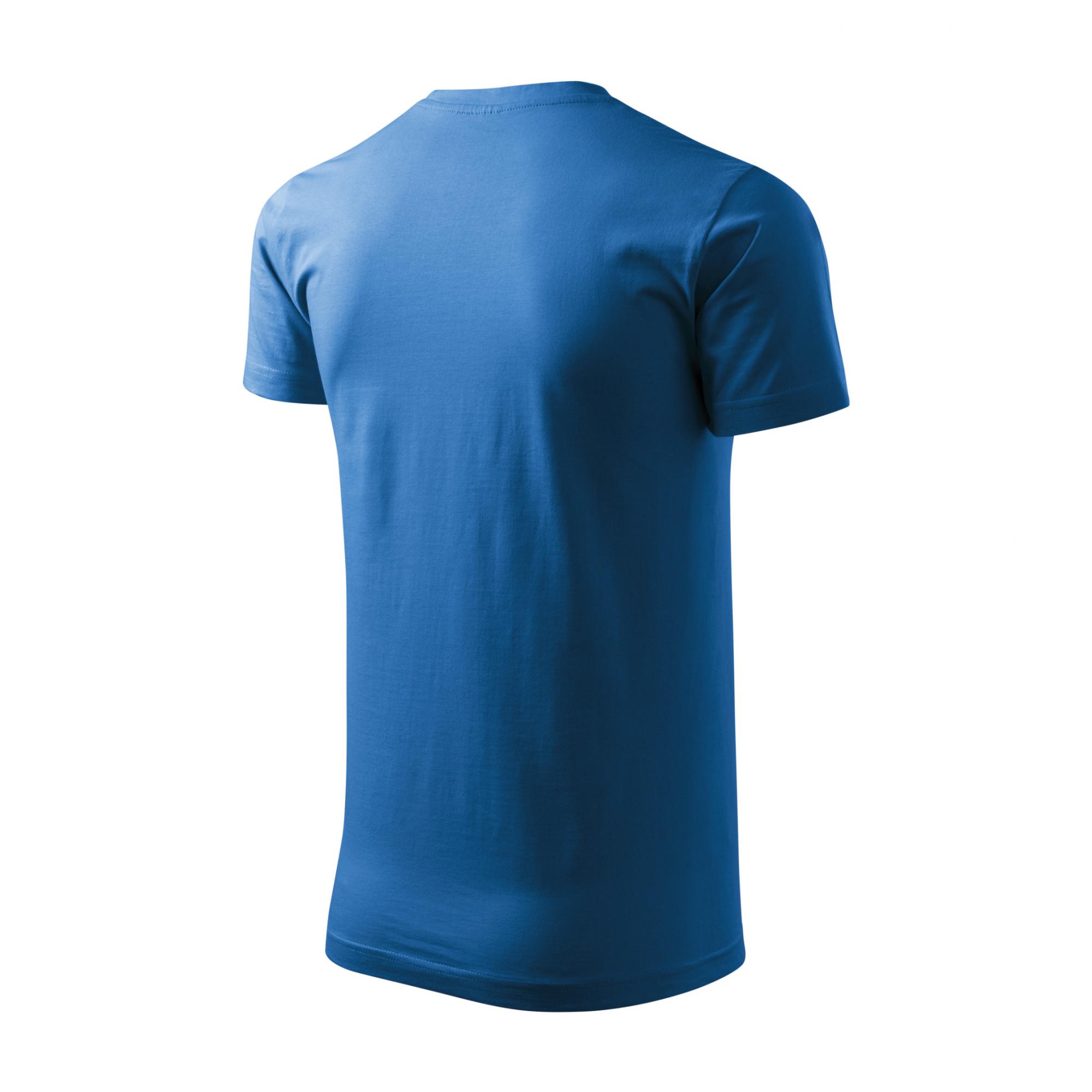 Tricou pentru bărbaţi Basic 129 Albastru azuriu S