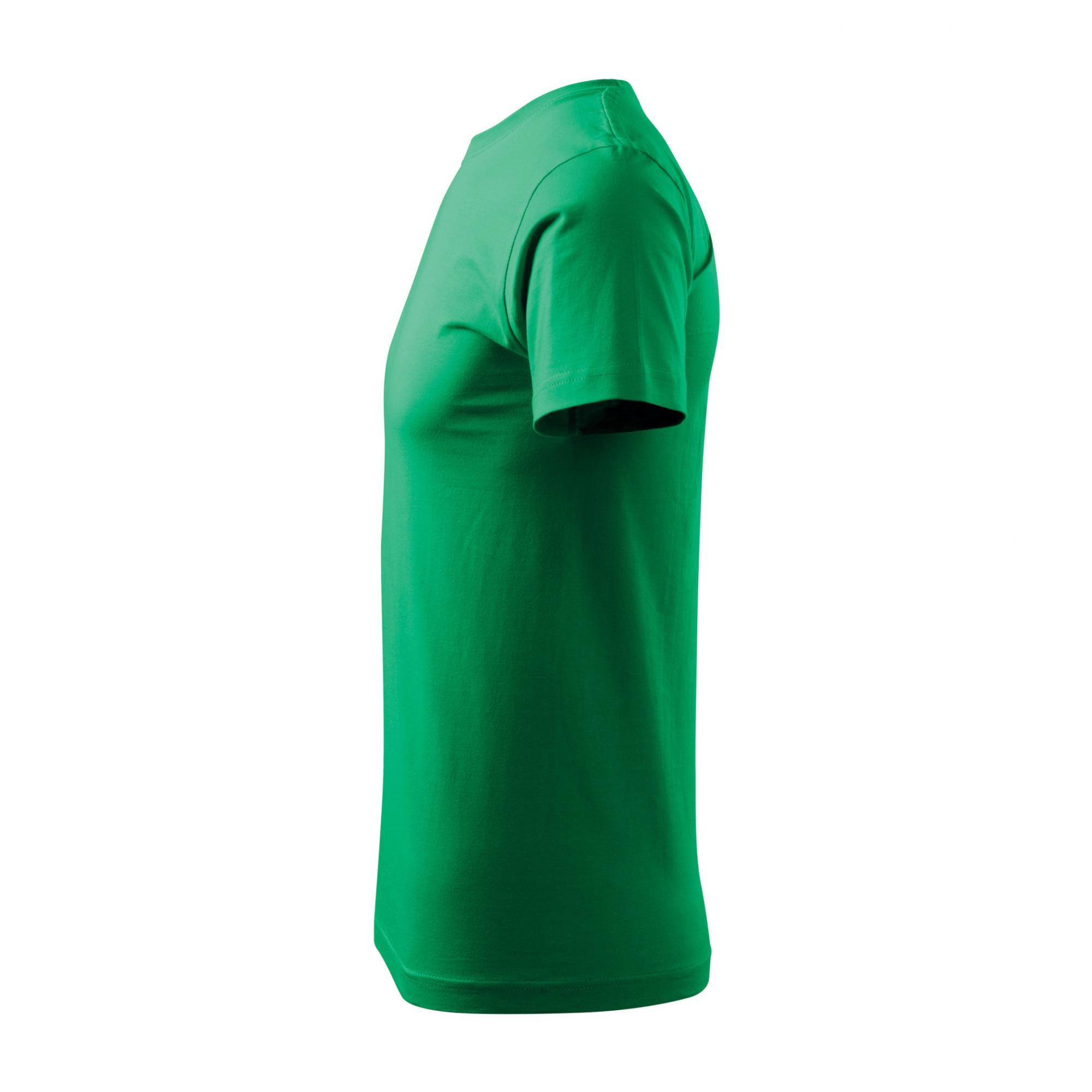 Tricou pentru bărbaţi Basic 129 Verde mediu 3XL