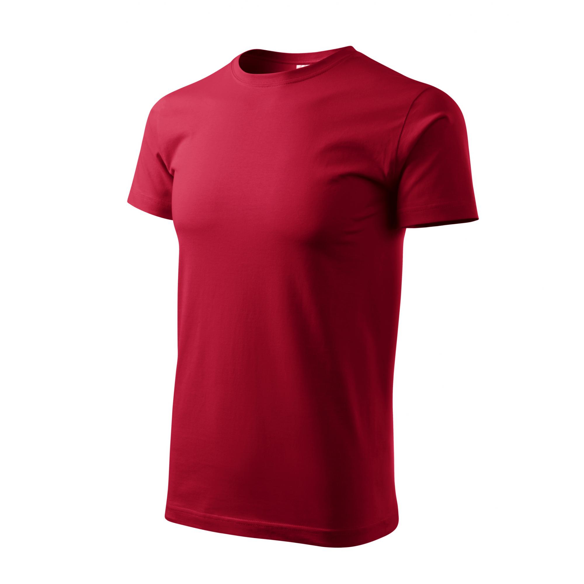 Tricou pentru bărbaţi Basic 129 Rosu marlboro 3XL